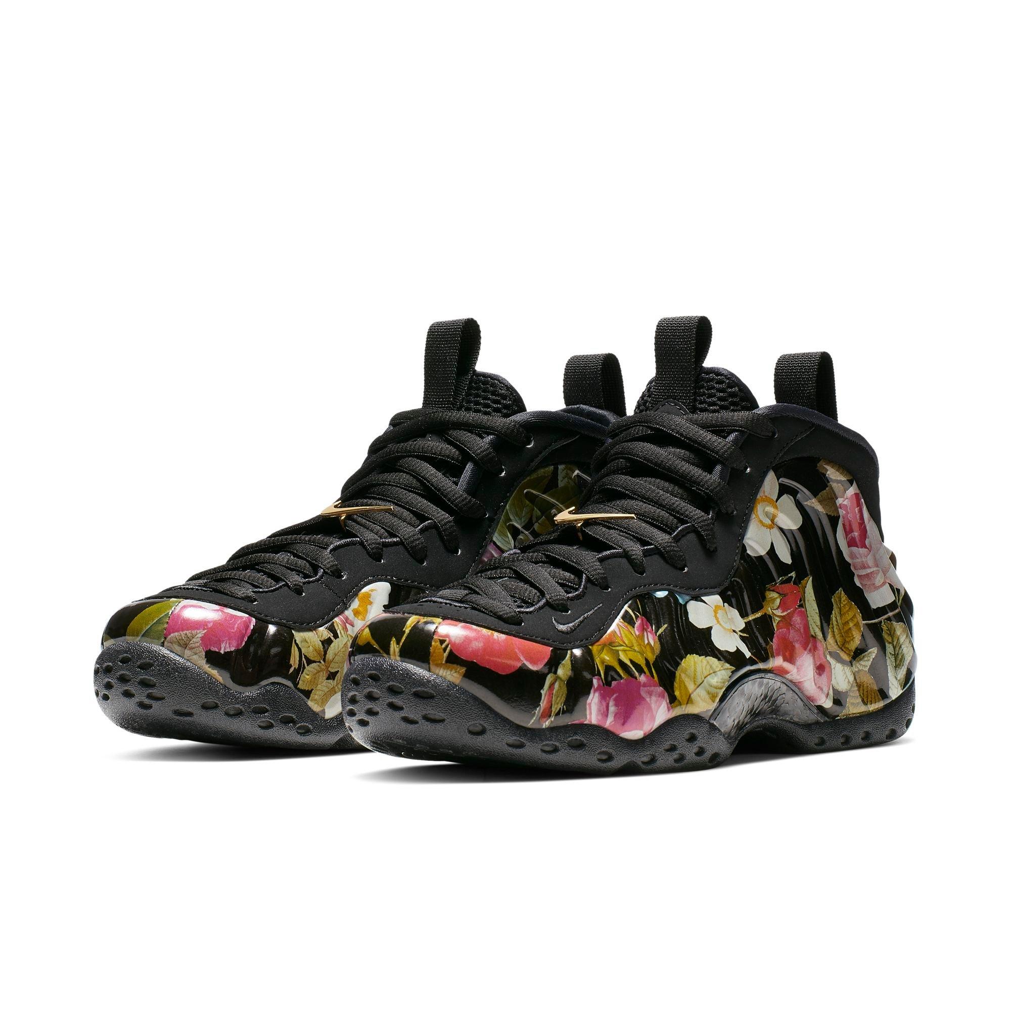 floral foamposite outfit