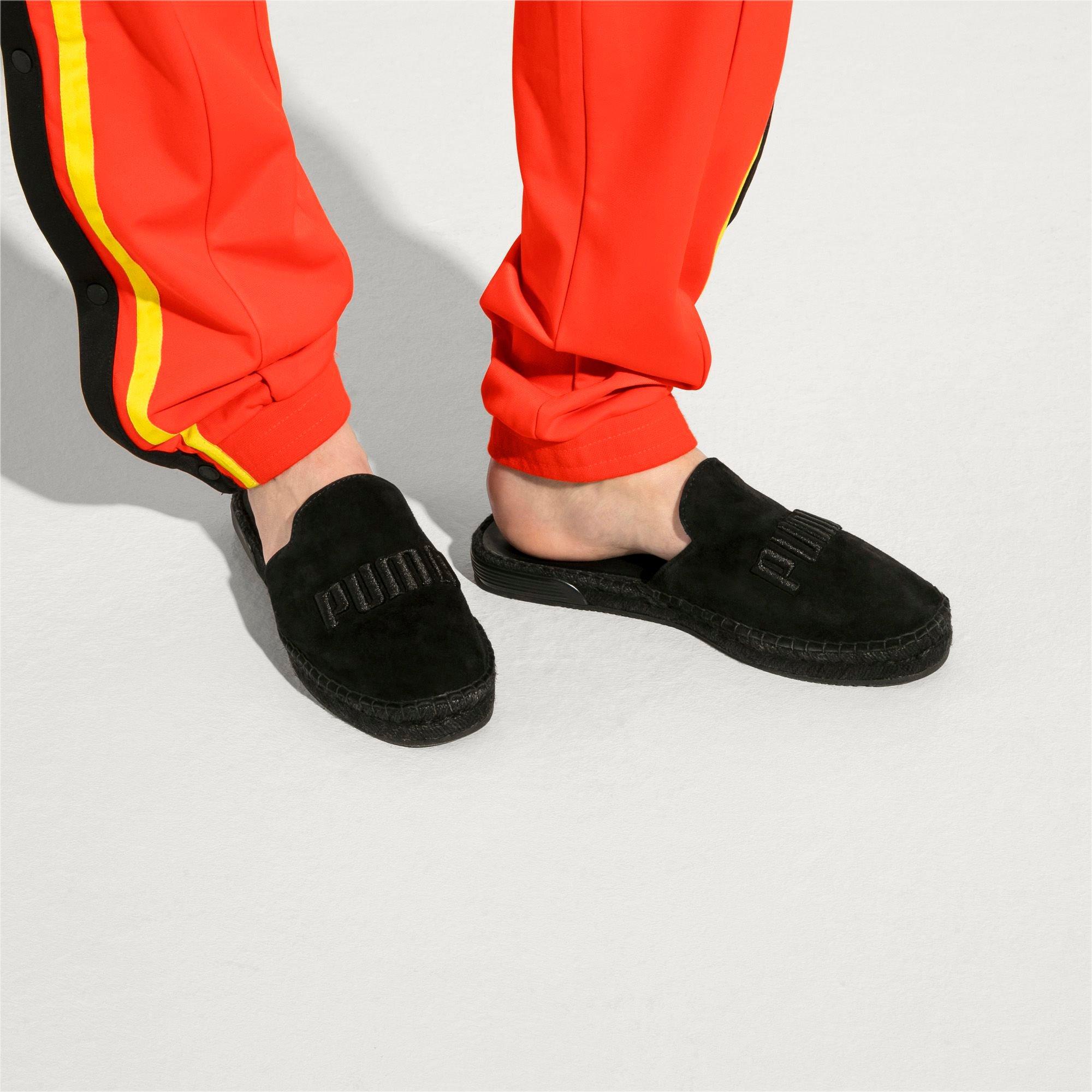 fenty espadrilles black