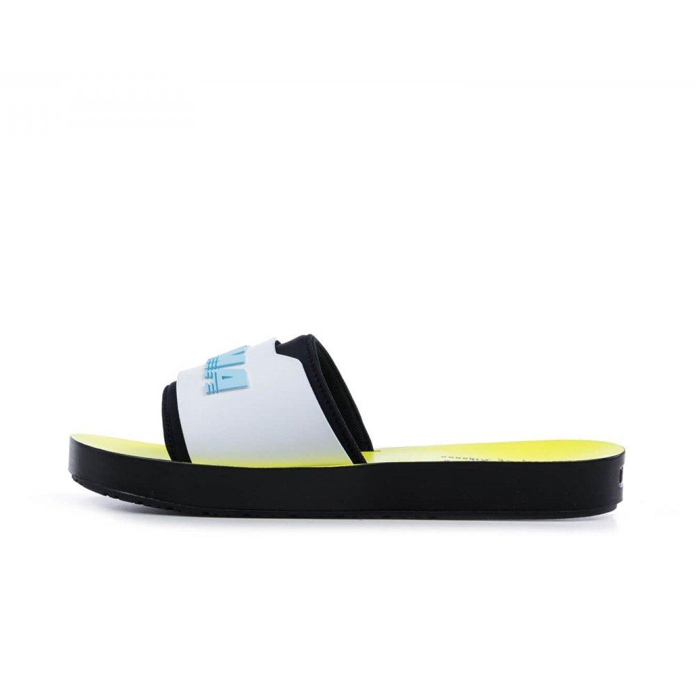 yellow puma slides