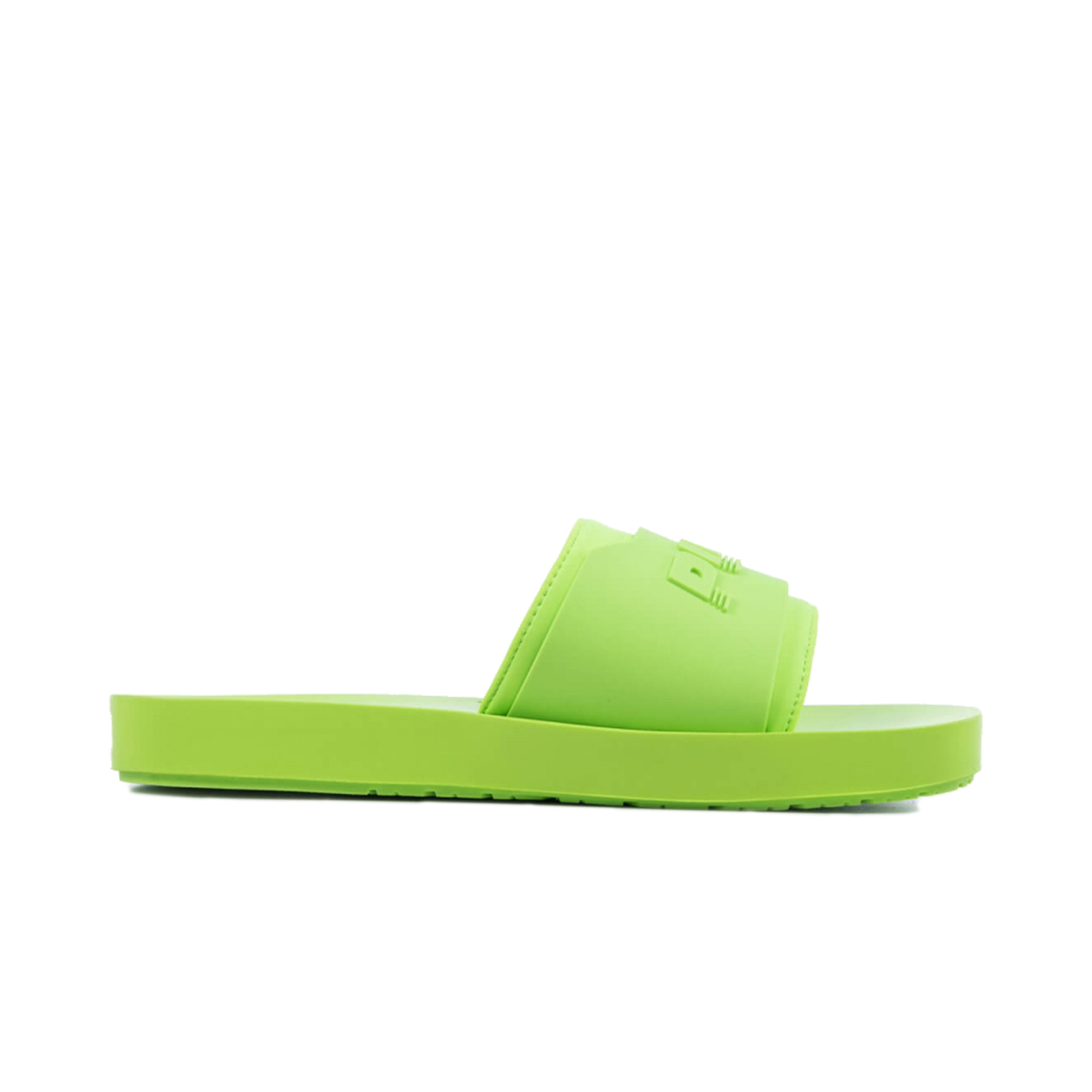 green fenty slides