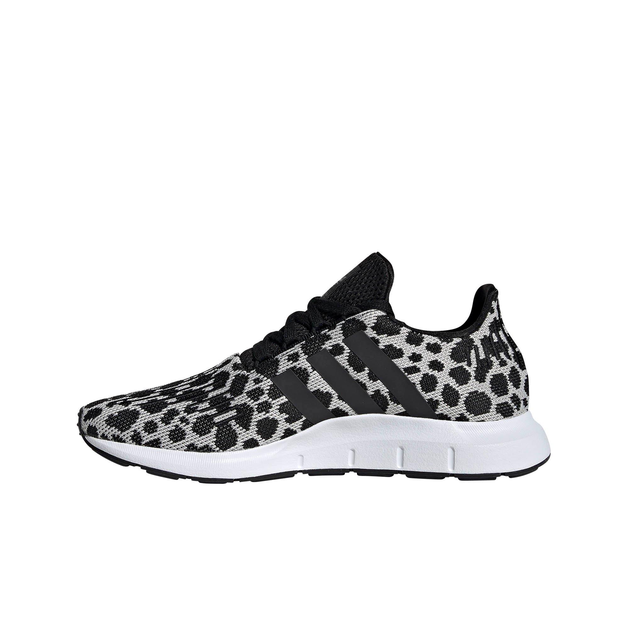 adidas swift run women's white and black