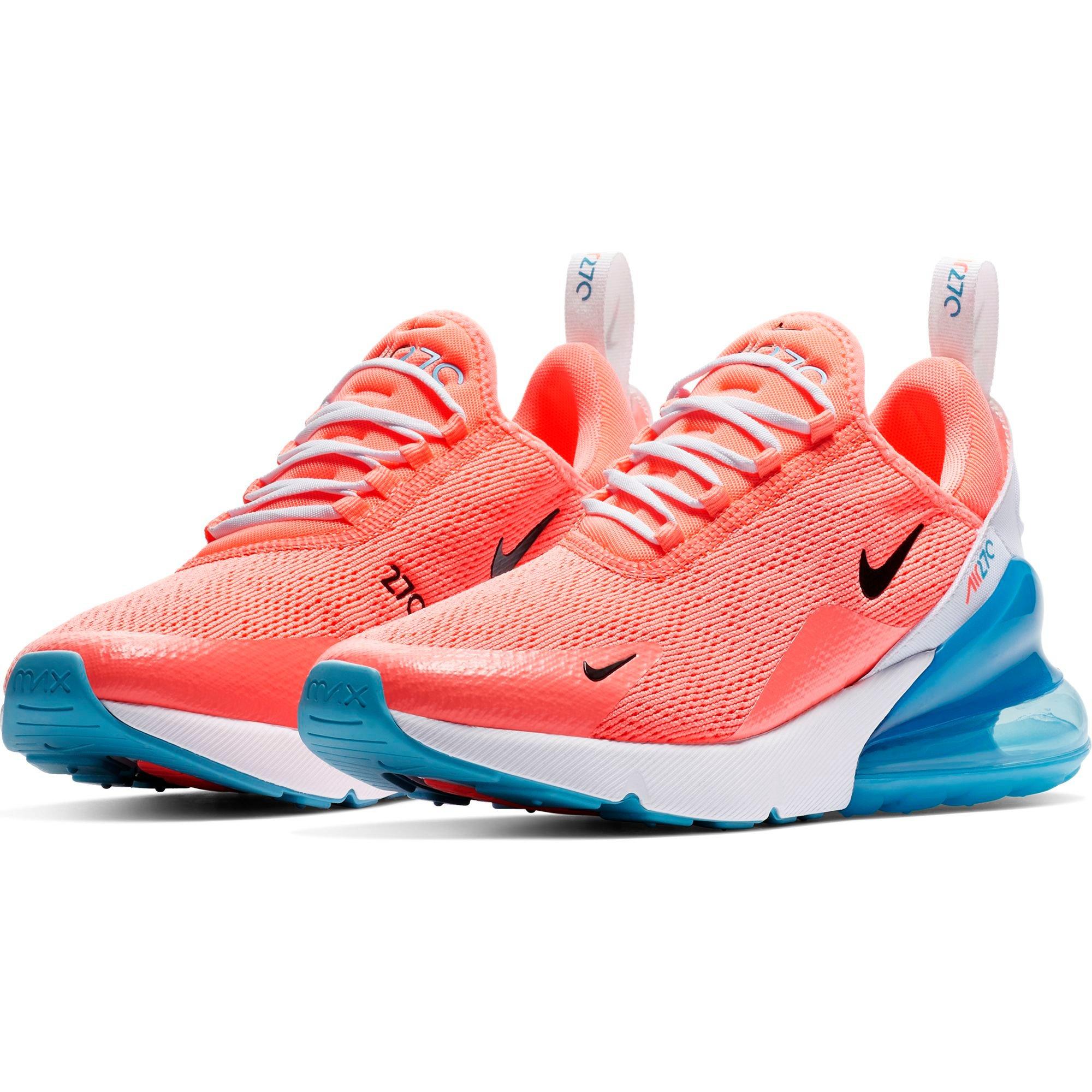 nike air max 270 blue and pink