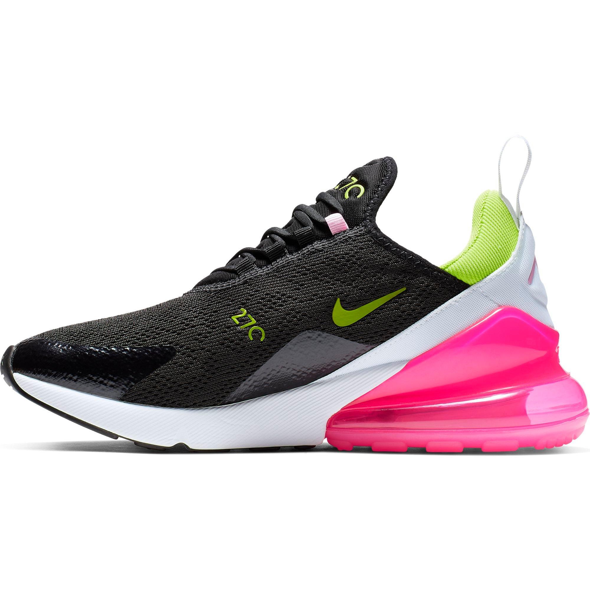 air max 270 black white pink