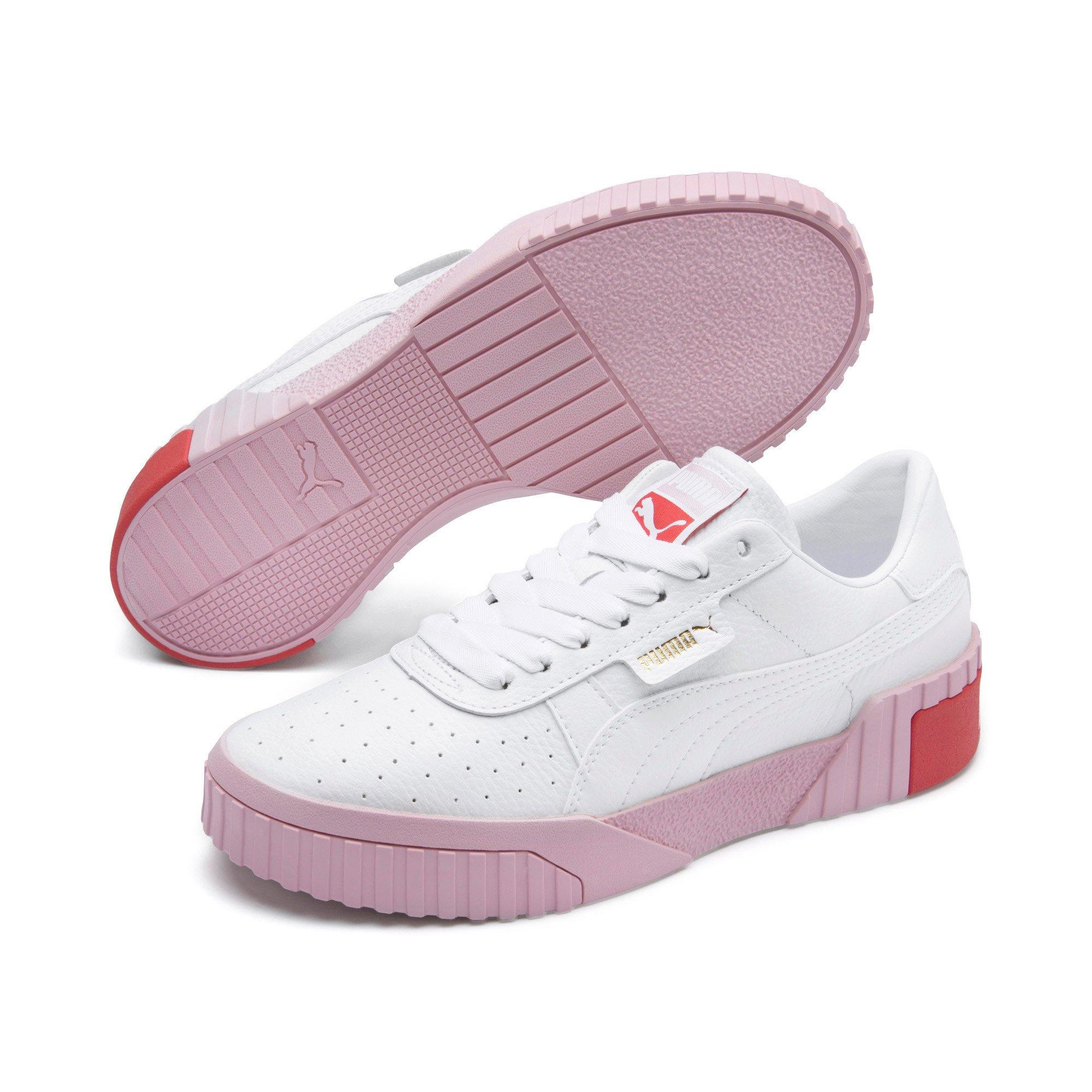 puma cali pink red