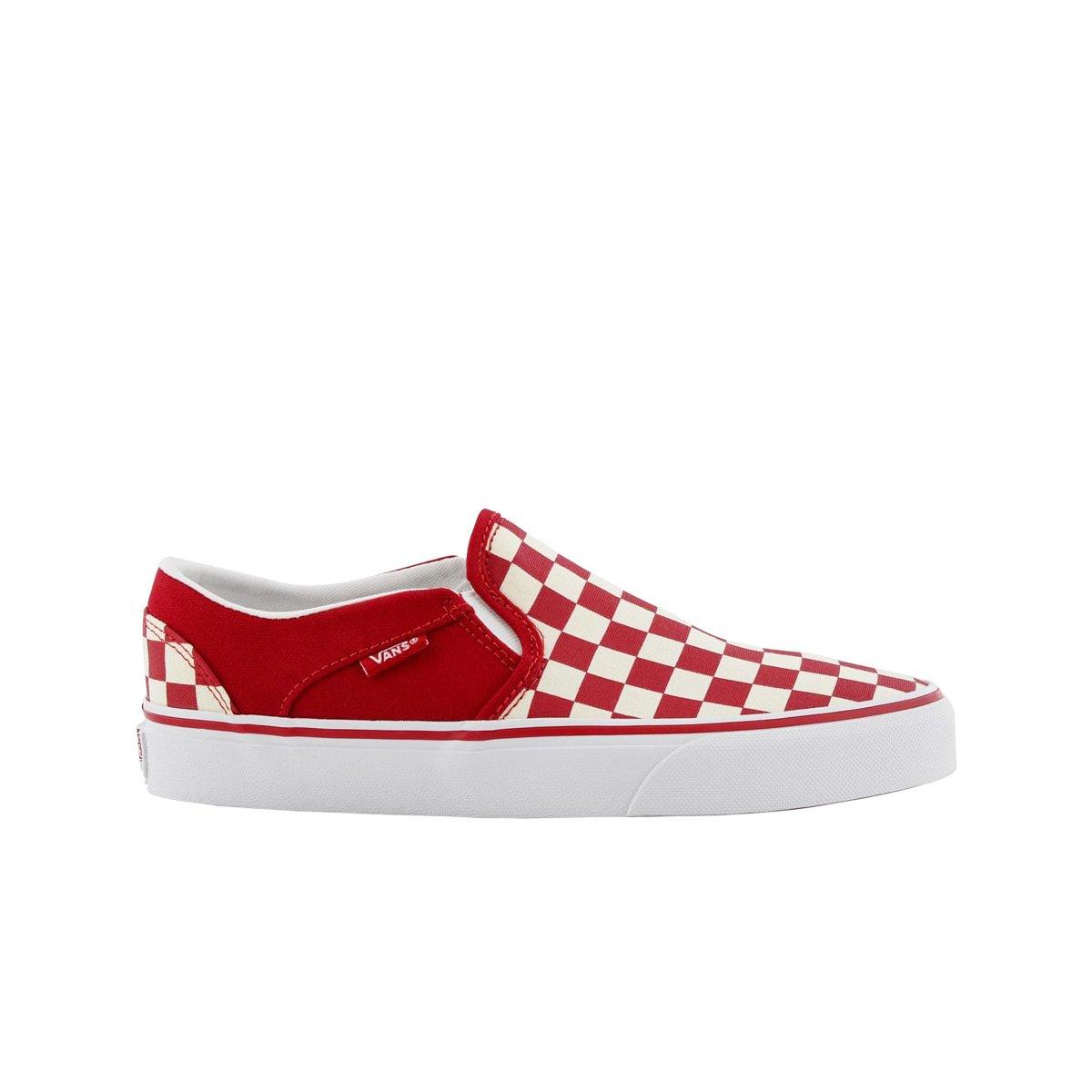 vans women red