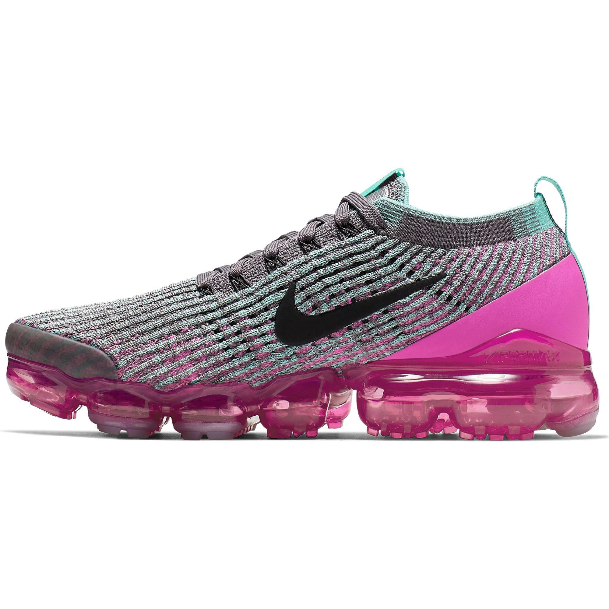 Sold Nike Air VaporMax Flyknit 3 Shoes BlackMetallic Silver