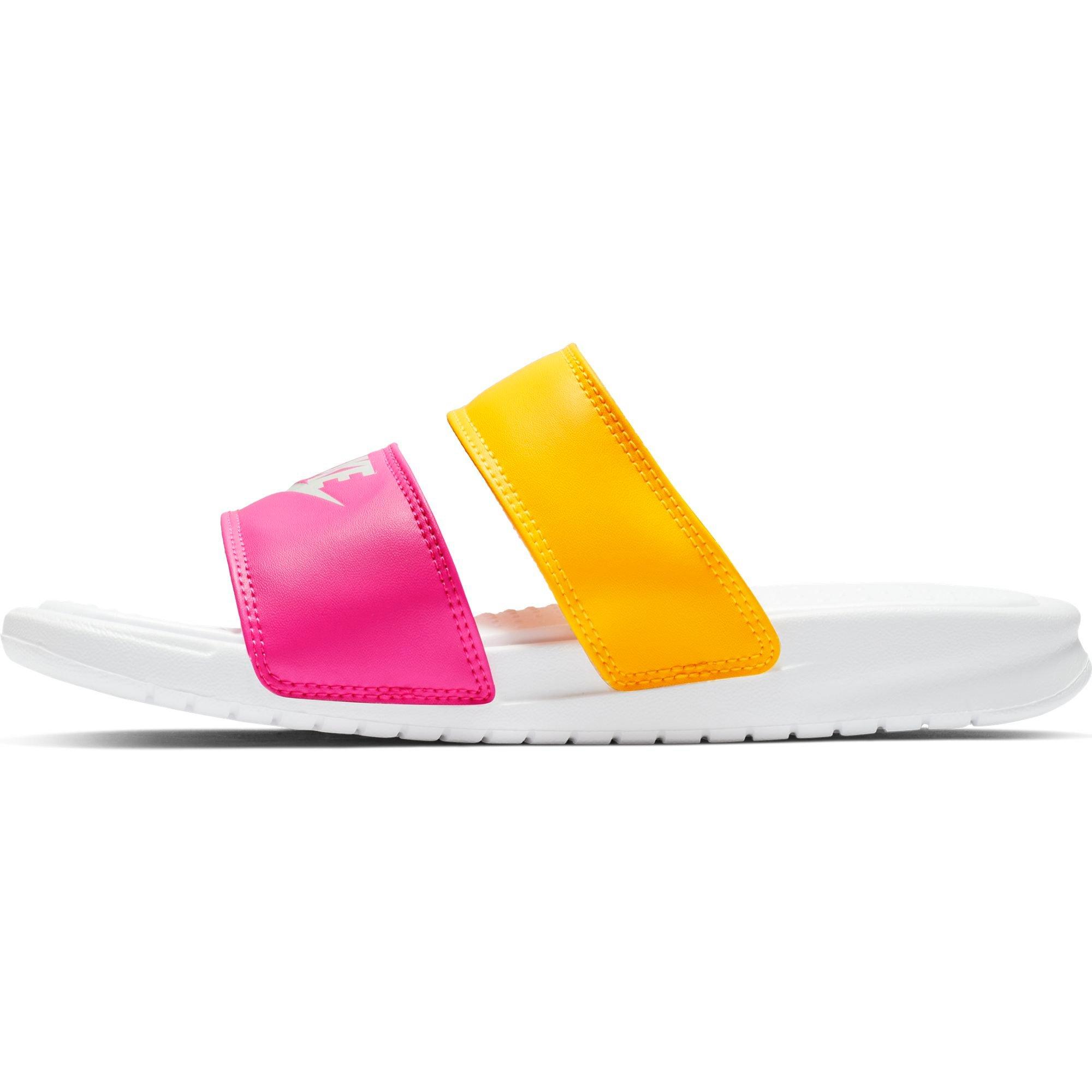 nike benassi orange