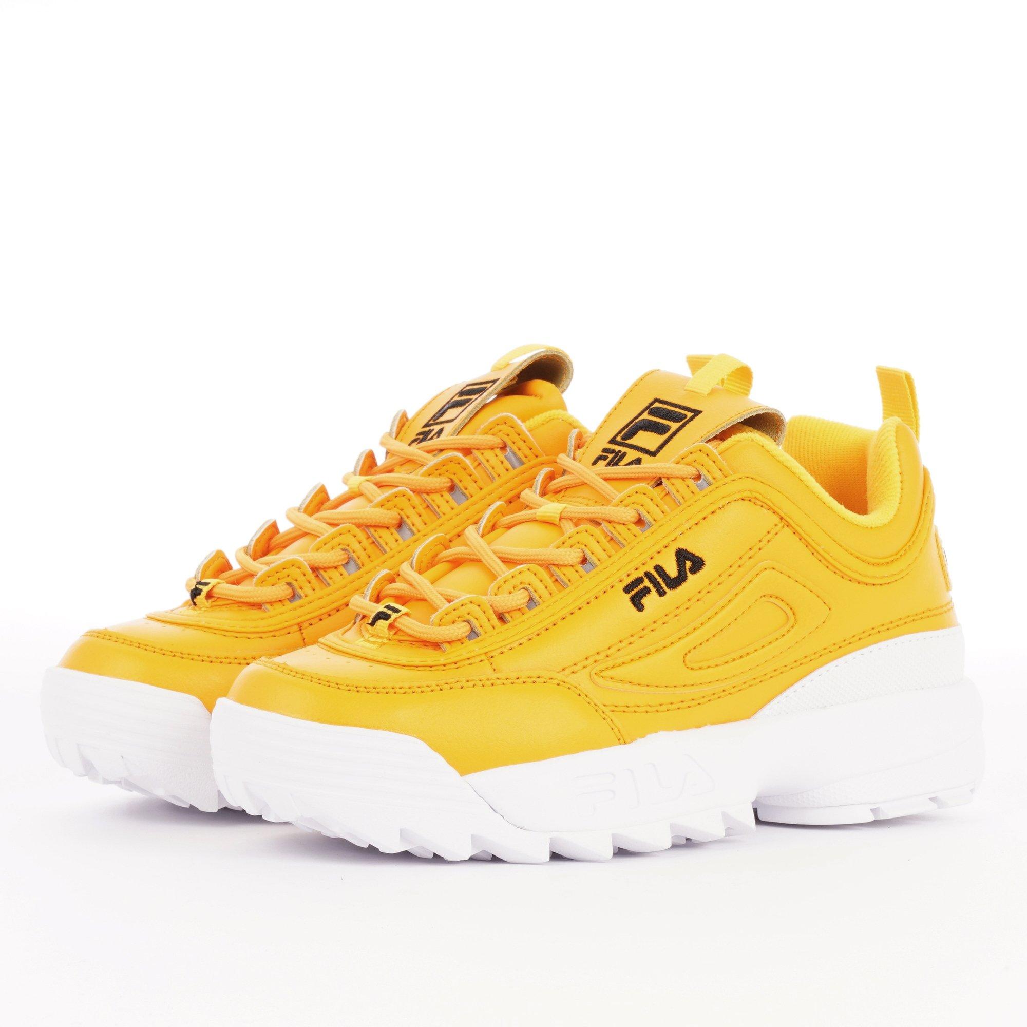 fila sneakers yellow