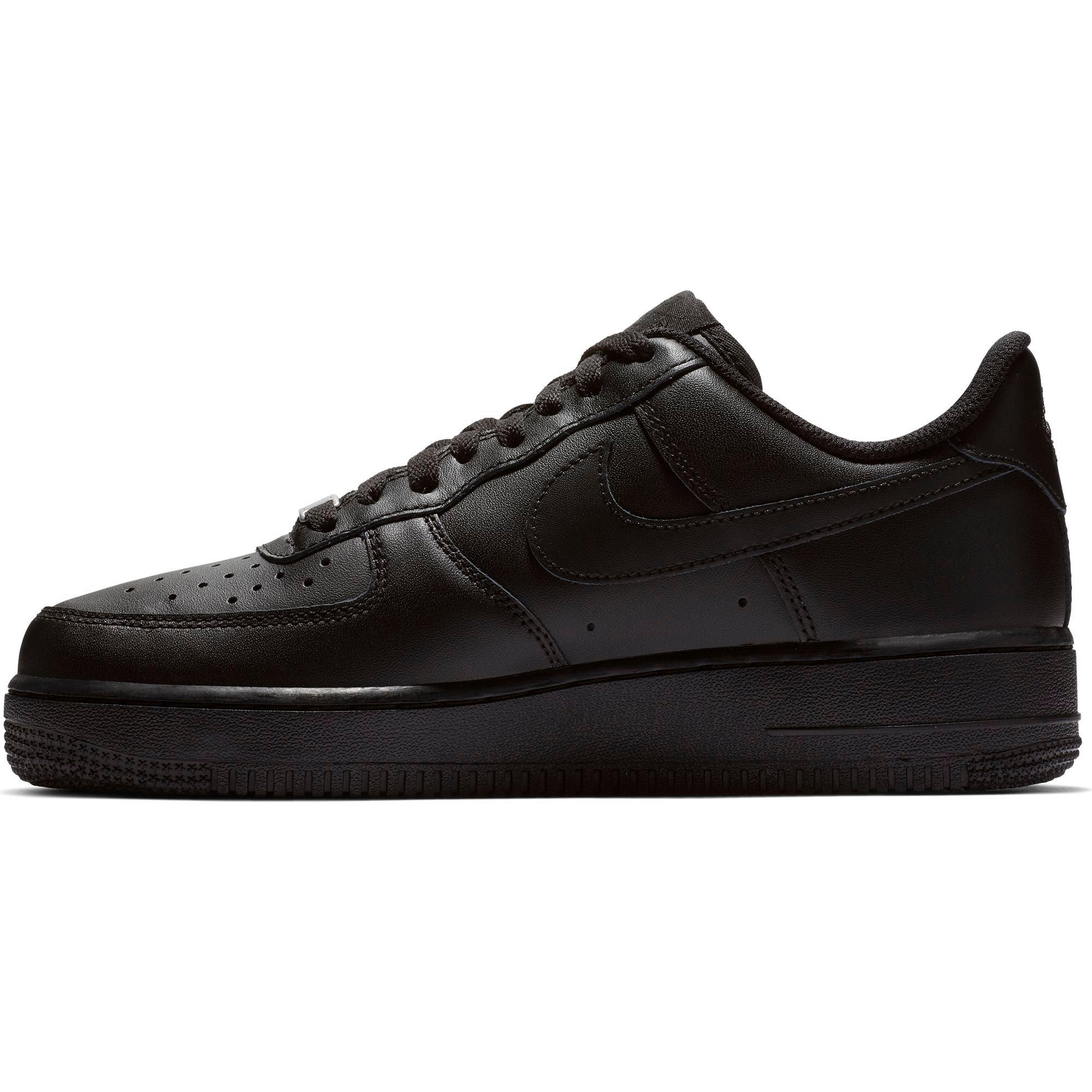 womens black nike air force ones