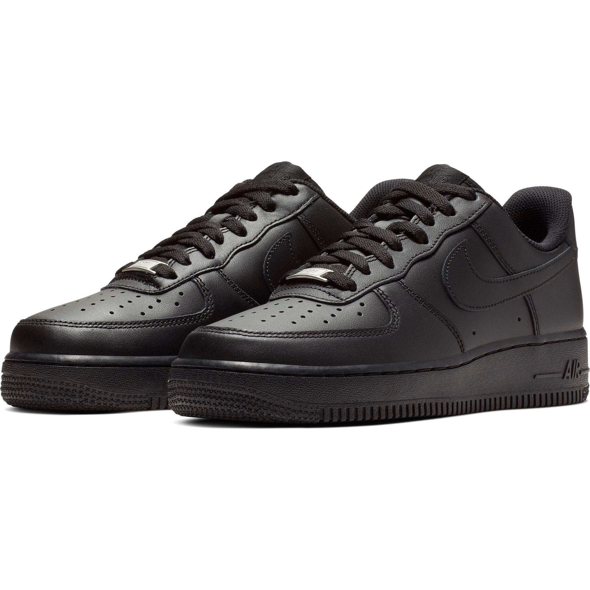 nike air force womens black and white