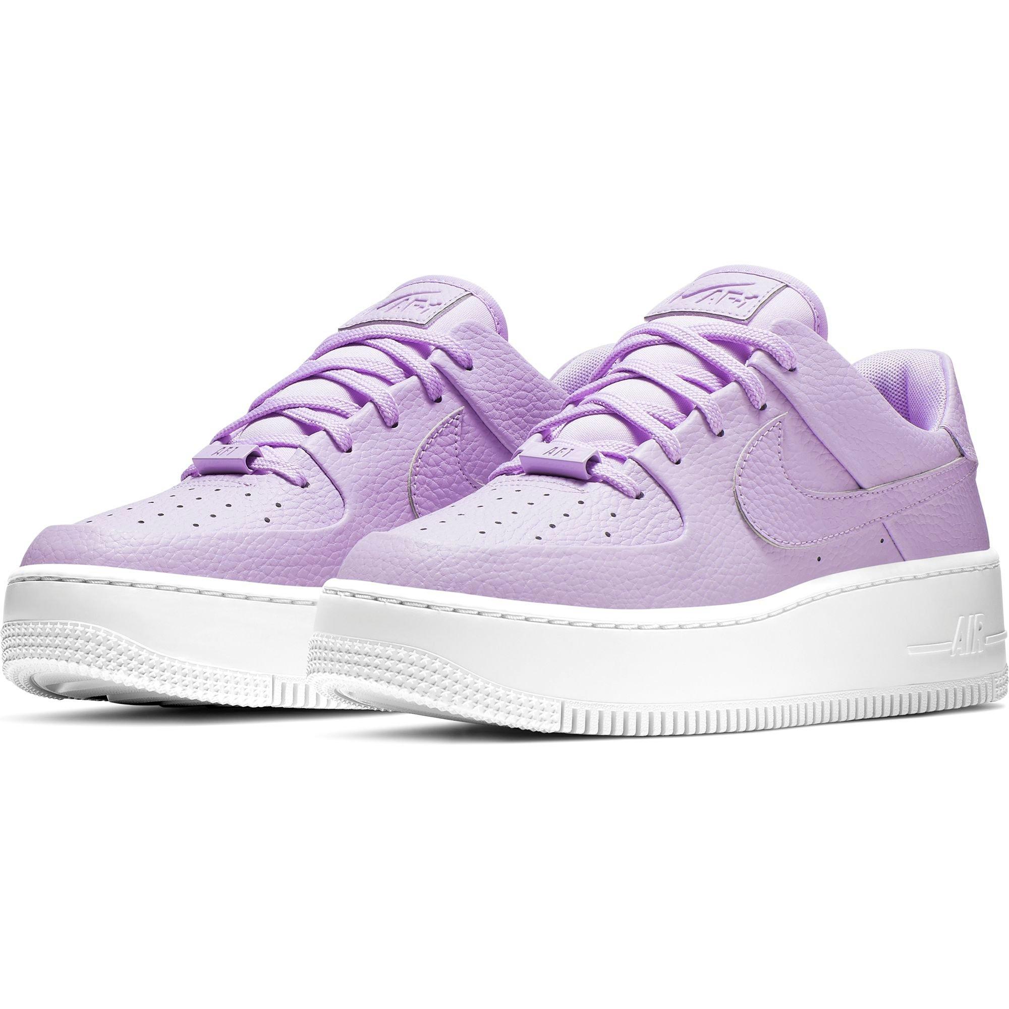 nike lilac air force 1 sage trainers