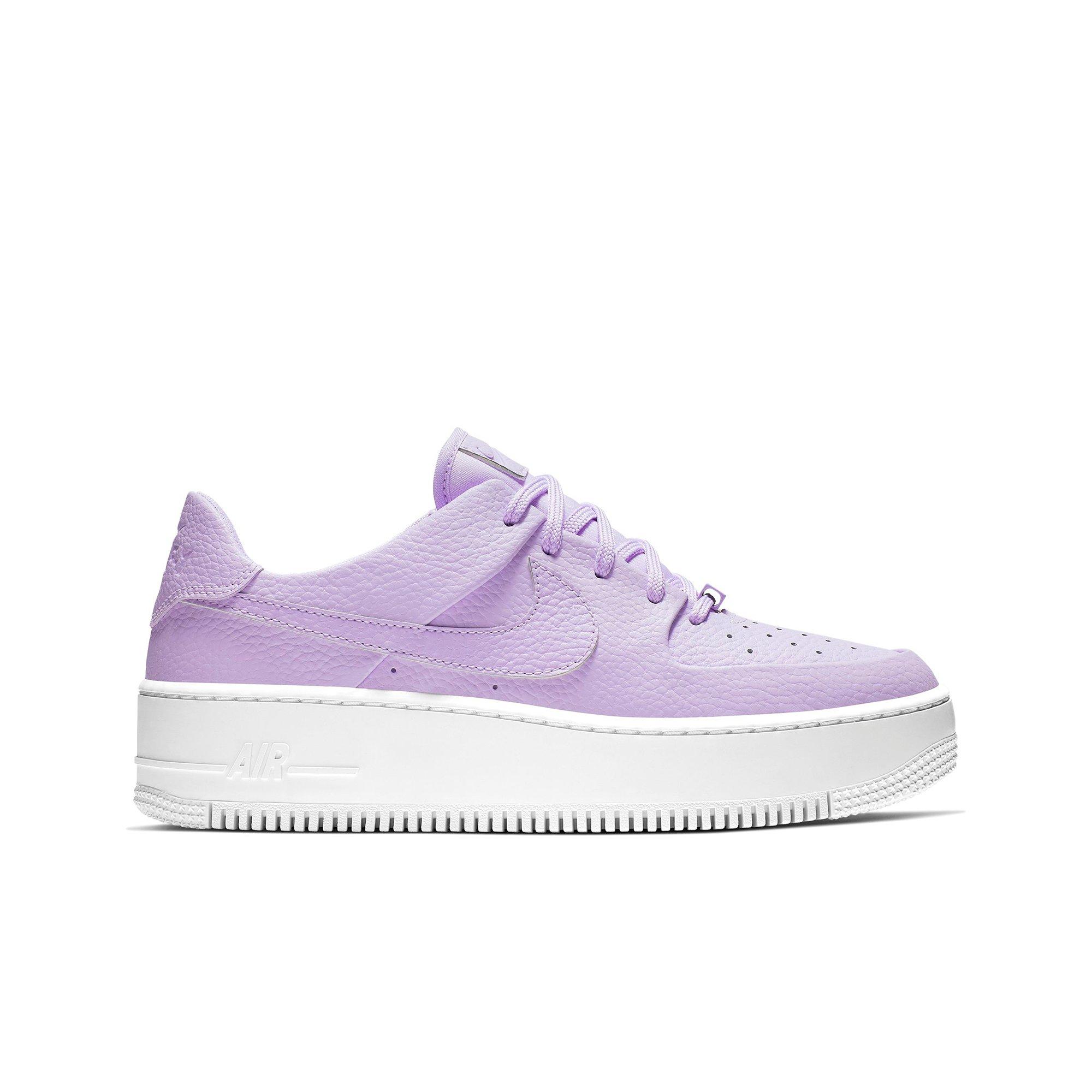 womens purple air force ones