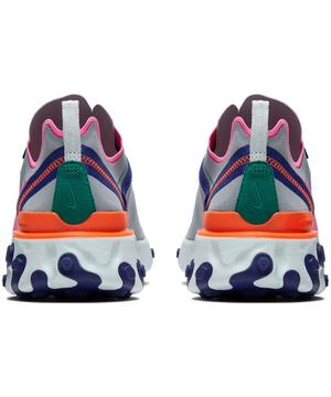 Nike React Element 55 Wolf Grey Fuchsia Women S Shoe Hibbett