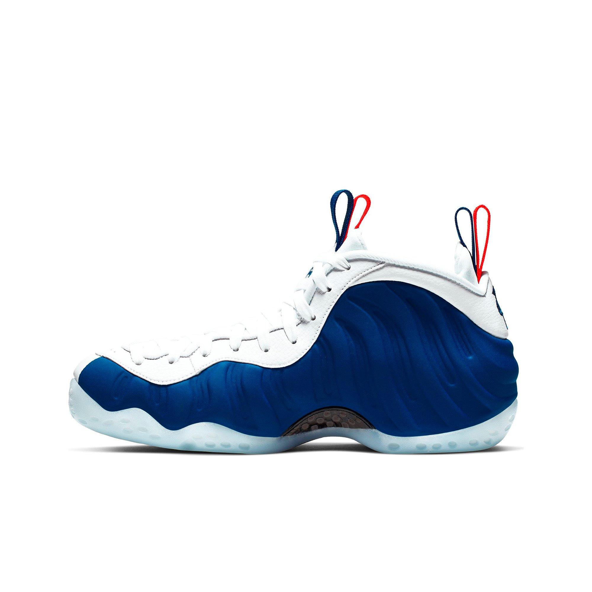 All white hot sale foamposites 2019