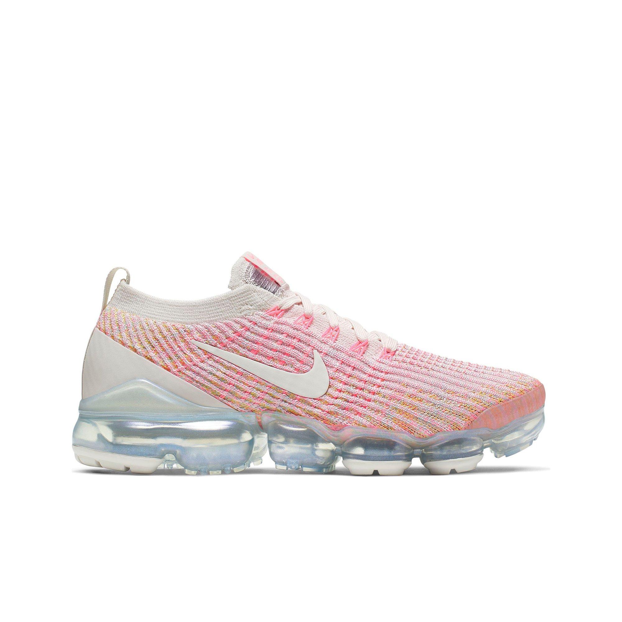 pink and white vapormax flyknit
