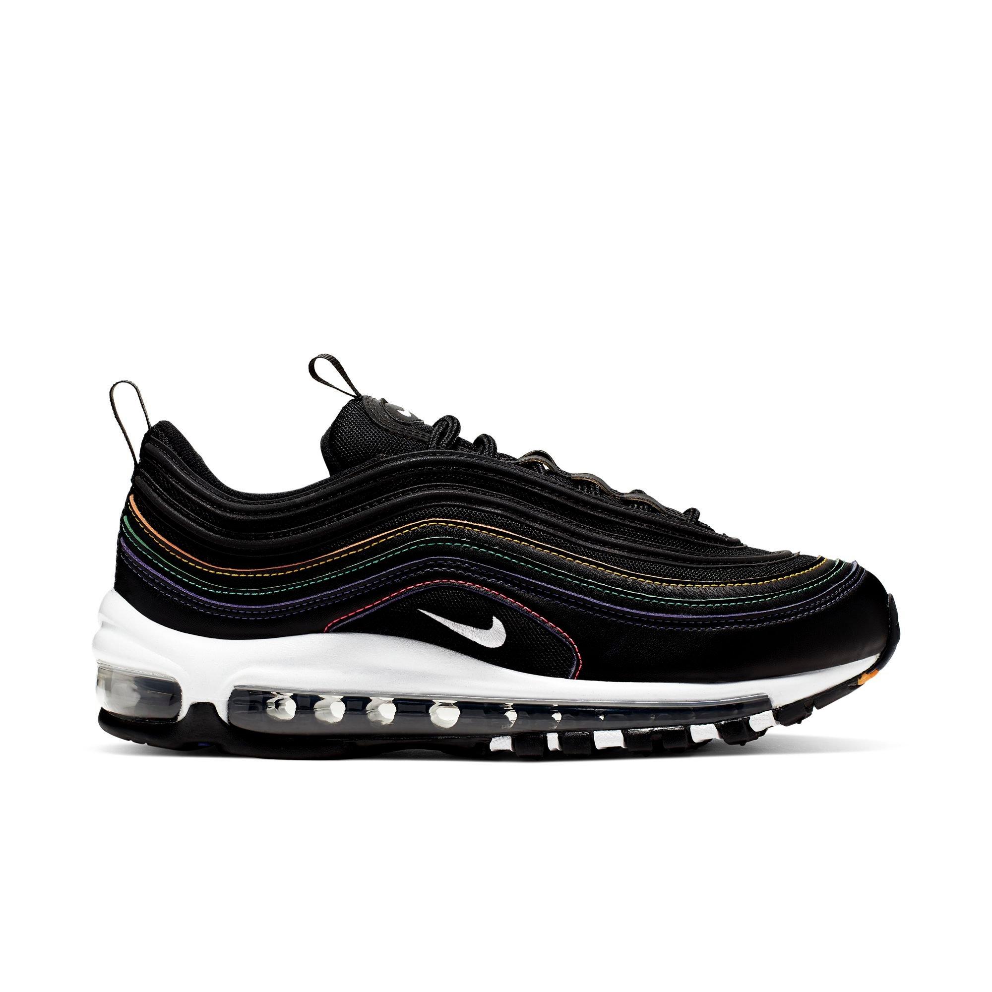 womens black and white 97s