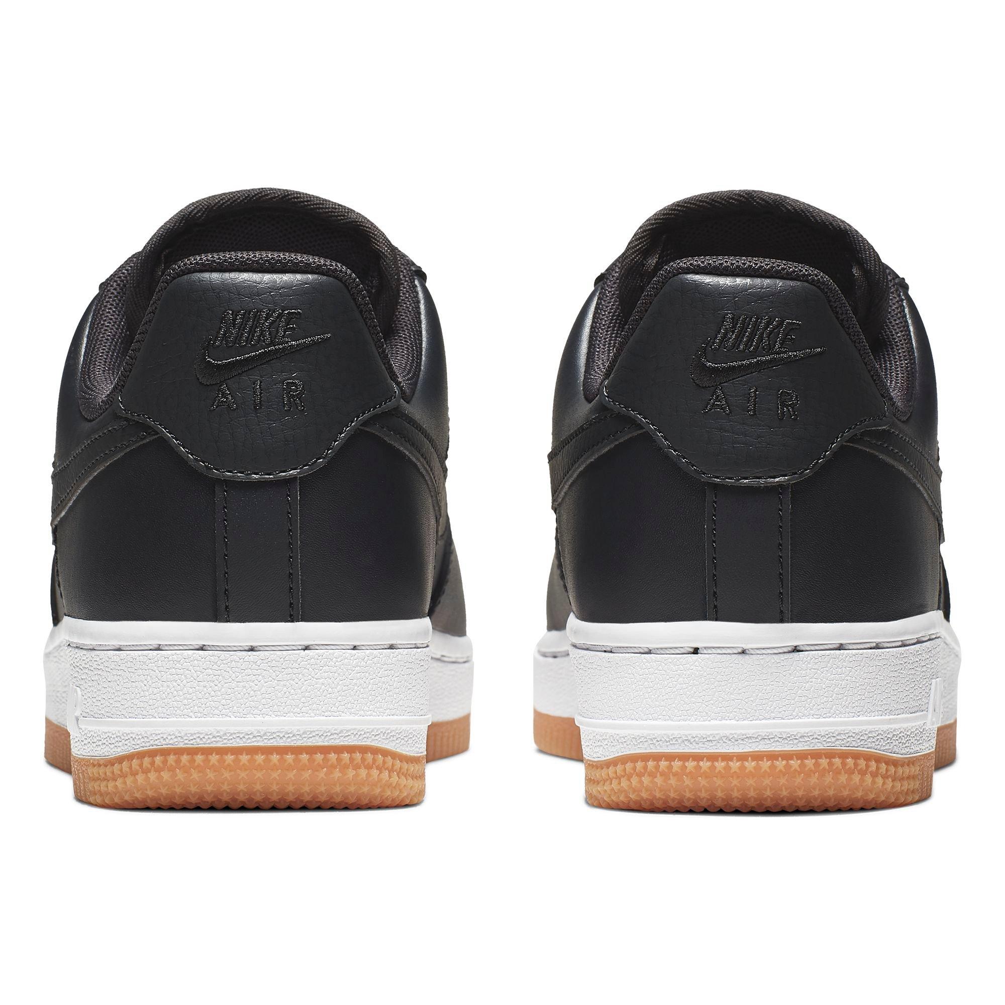 nike air force 1 black gum sole womens