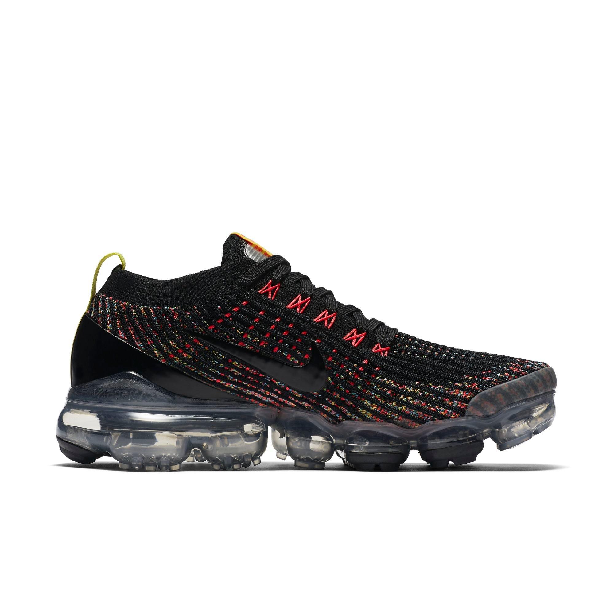 vapormax flyknit 3 black multicolor