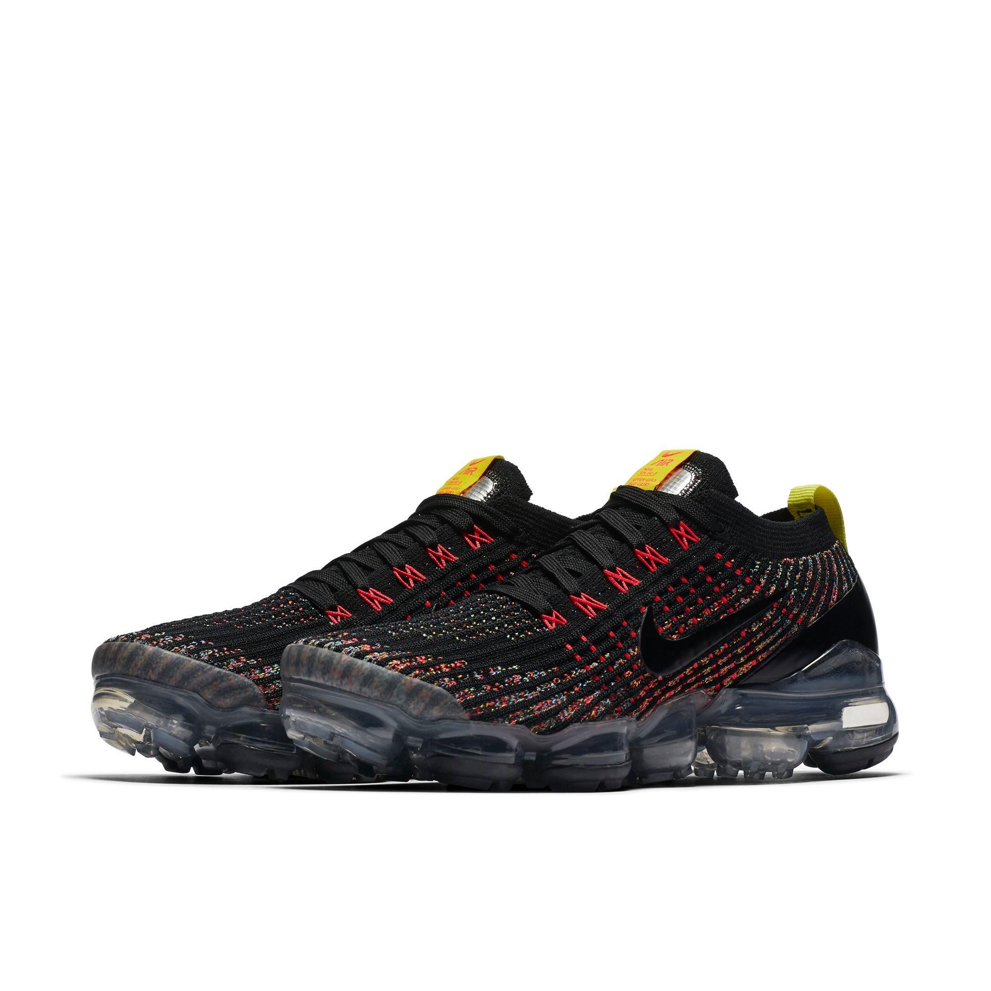 vapormax flyknit 3 black multicolor