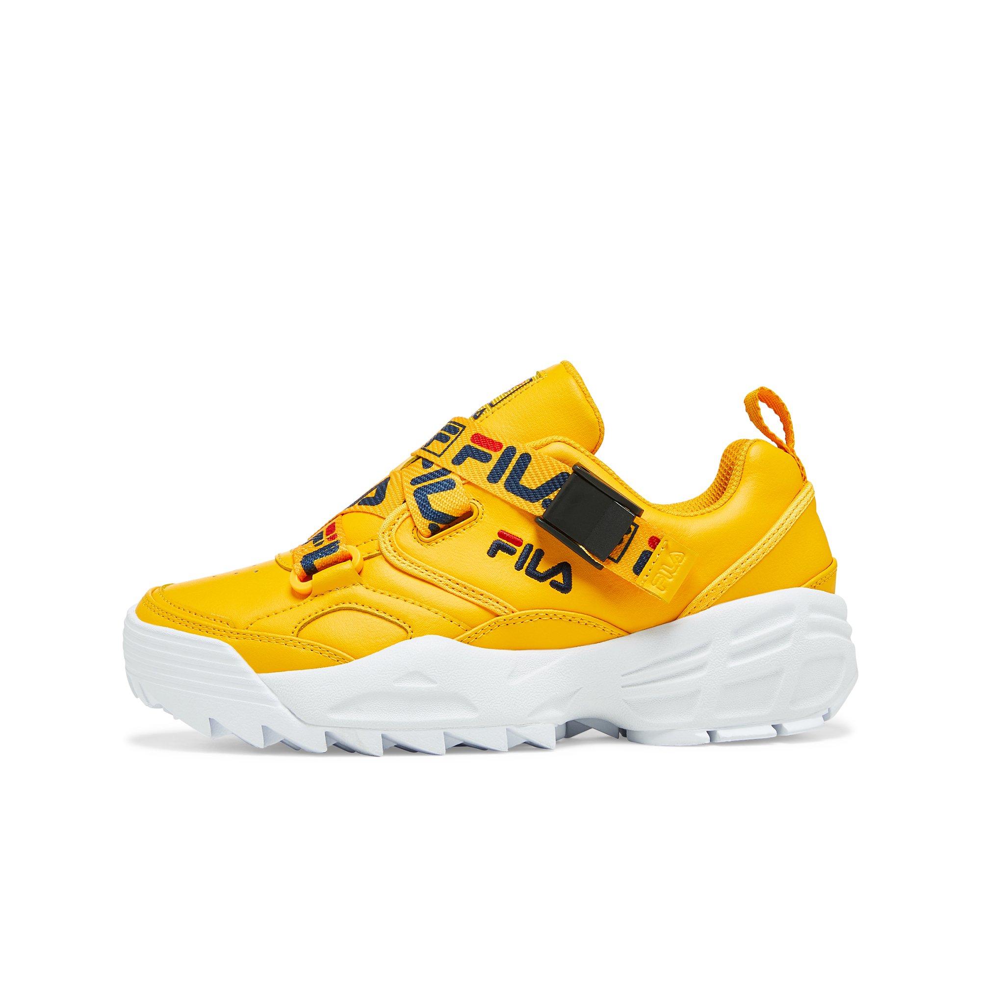 yellow womens fila shoes