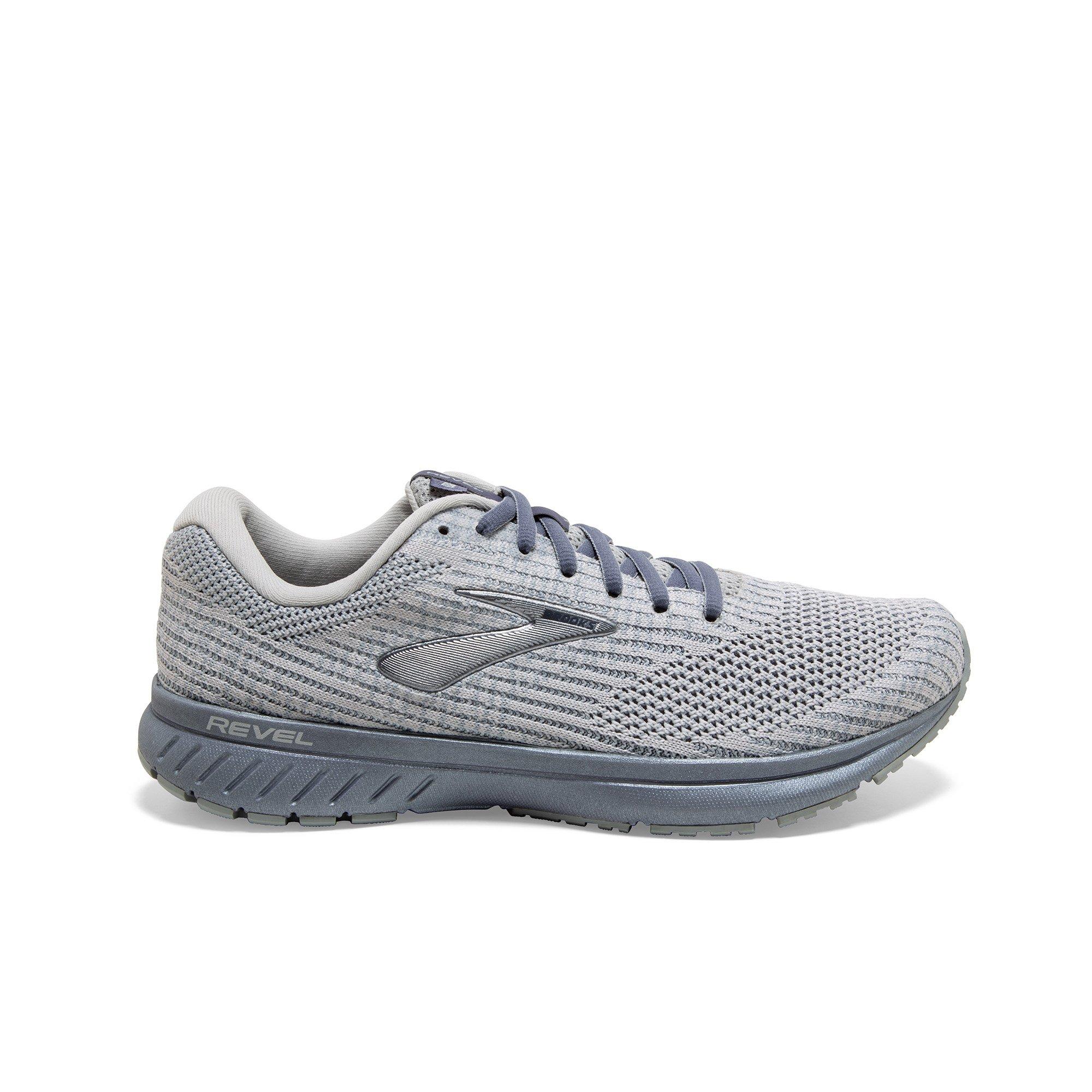 gray women's brooks shoes