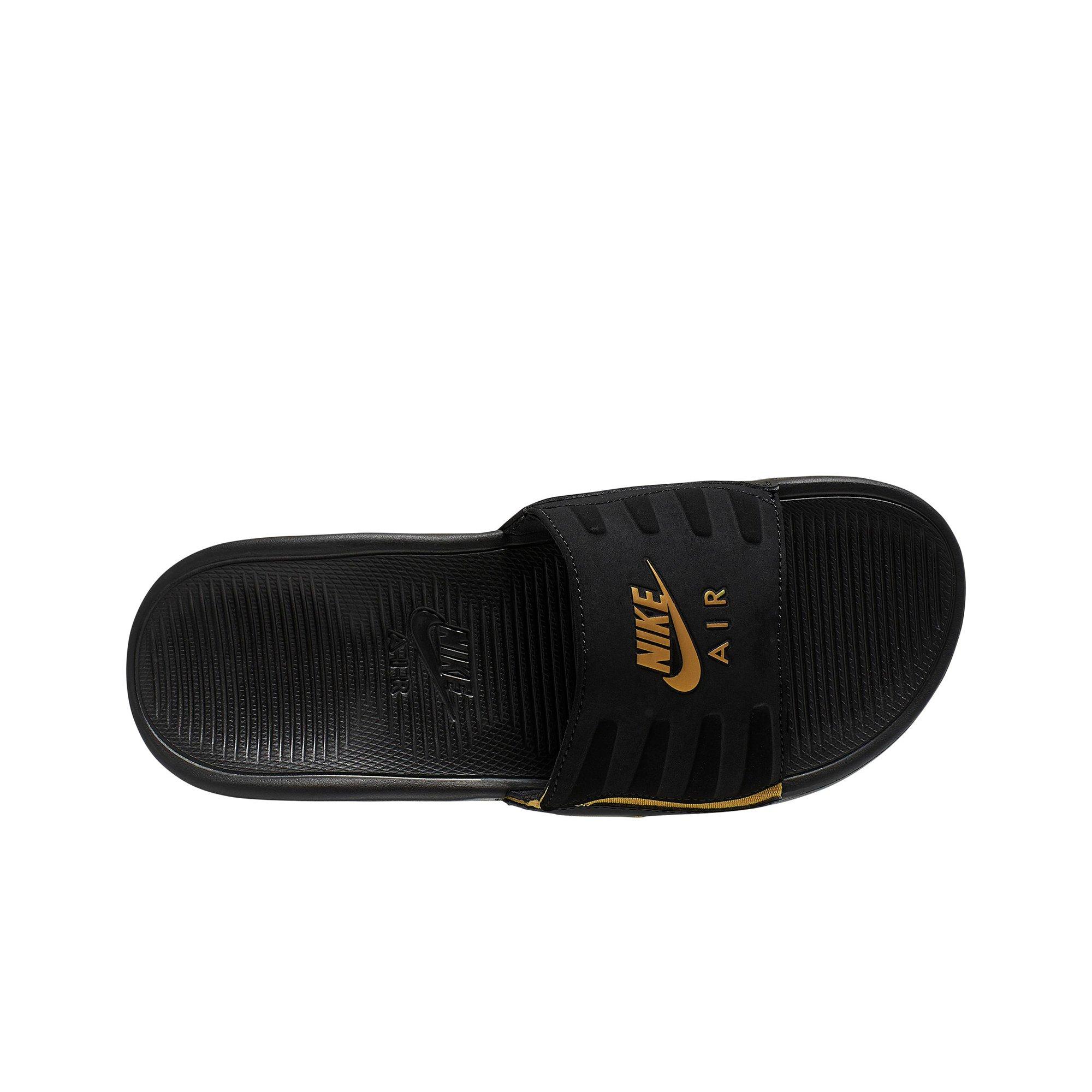 nike slides maroon gold
