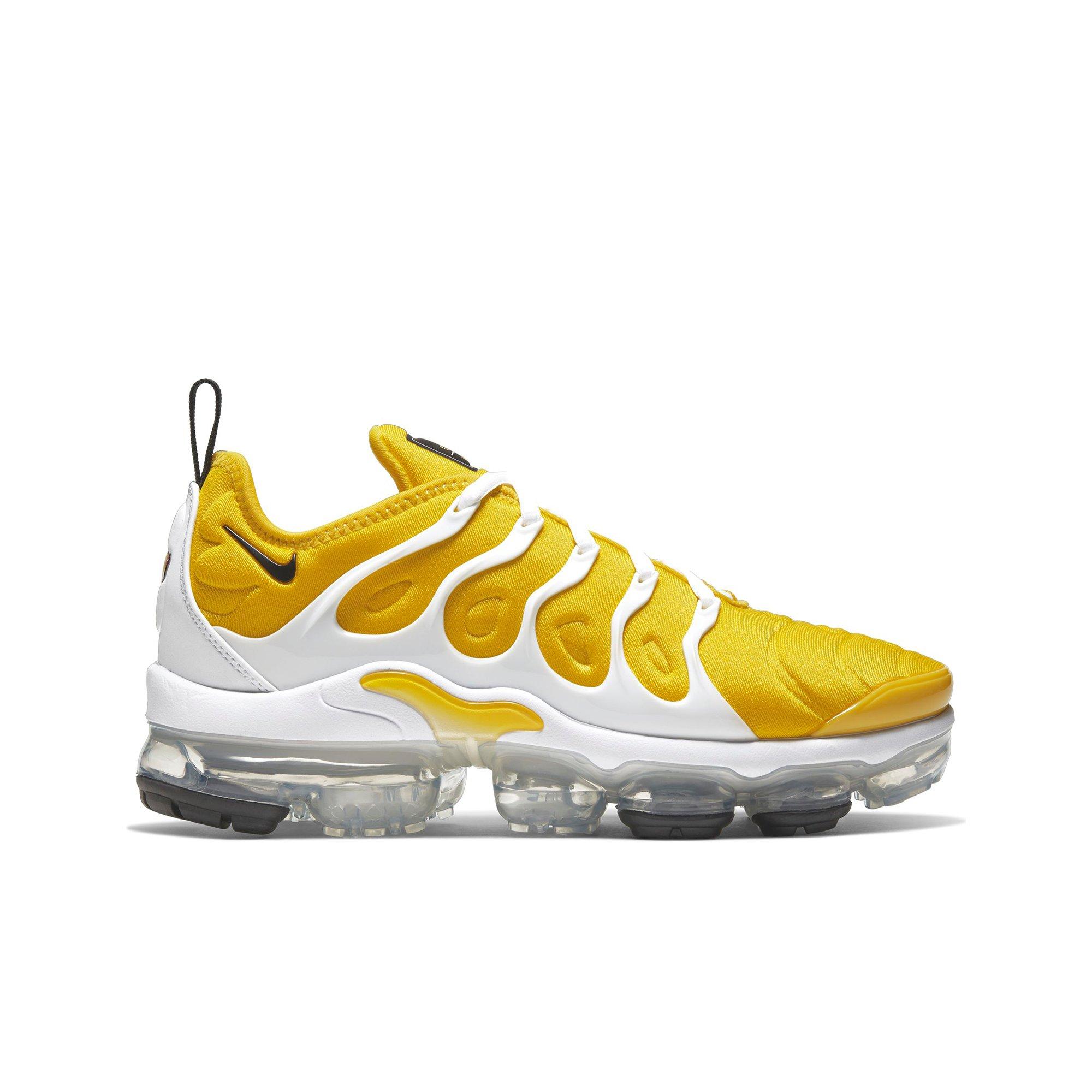 nike vapormax plus white and gold