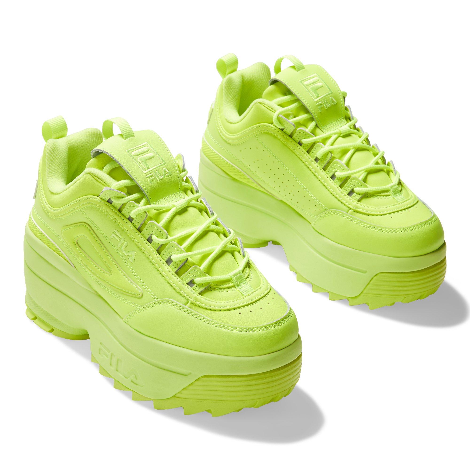 fila disruptor 2 lime green