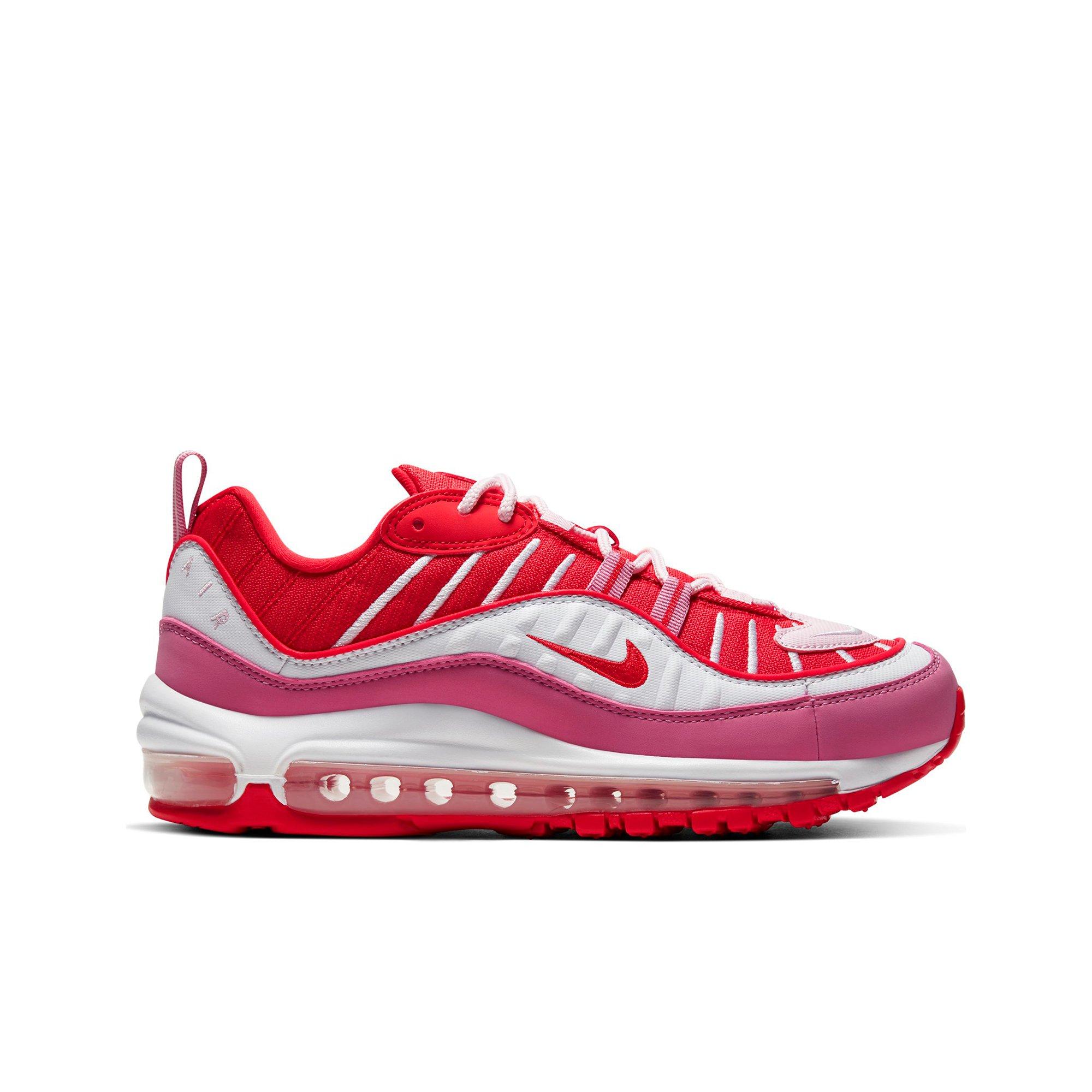 pink and red nikes