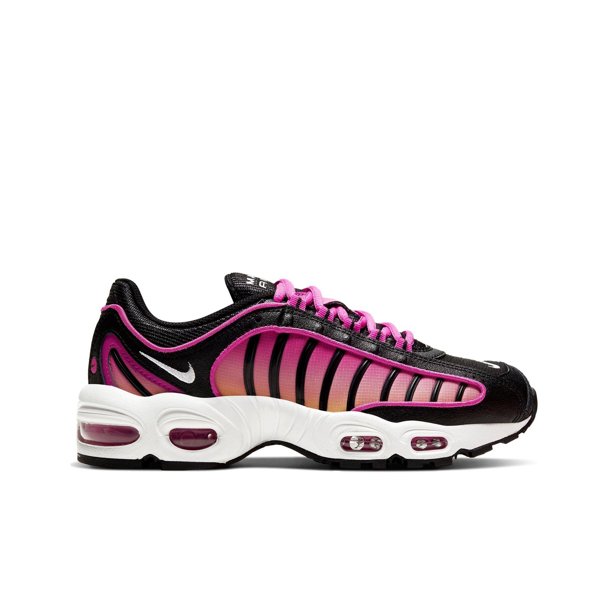 nike black and ombre pink tailwind iv sneakers