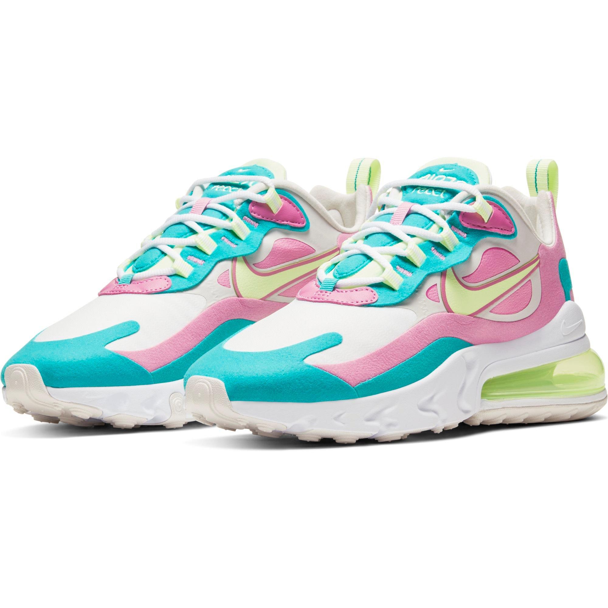 turquoise and pink nikes