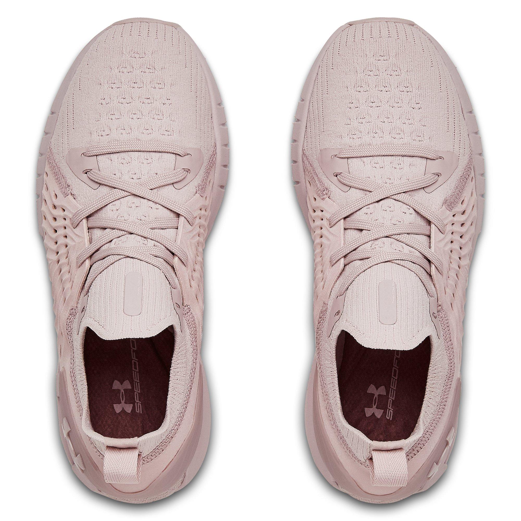 under armour pink running shoes