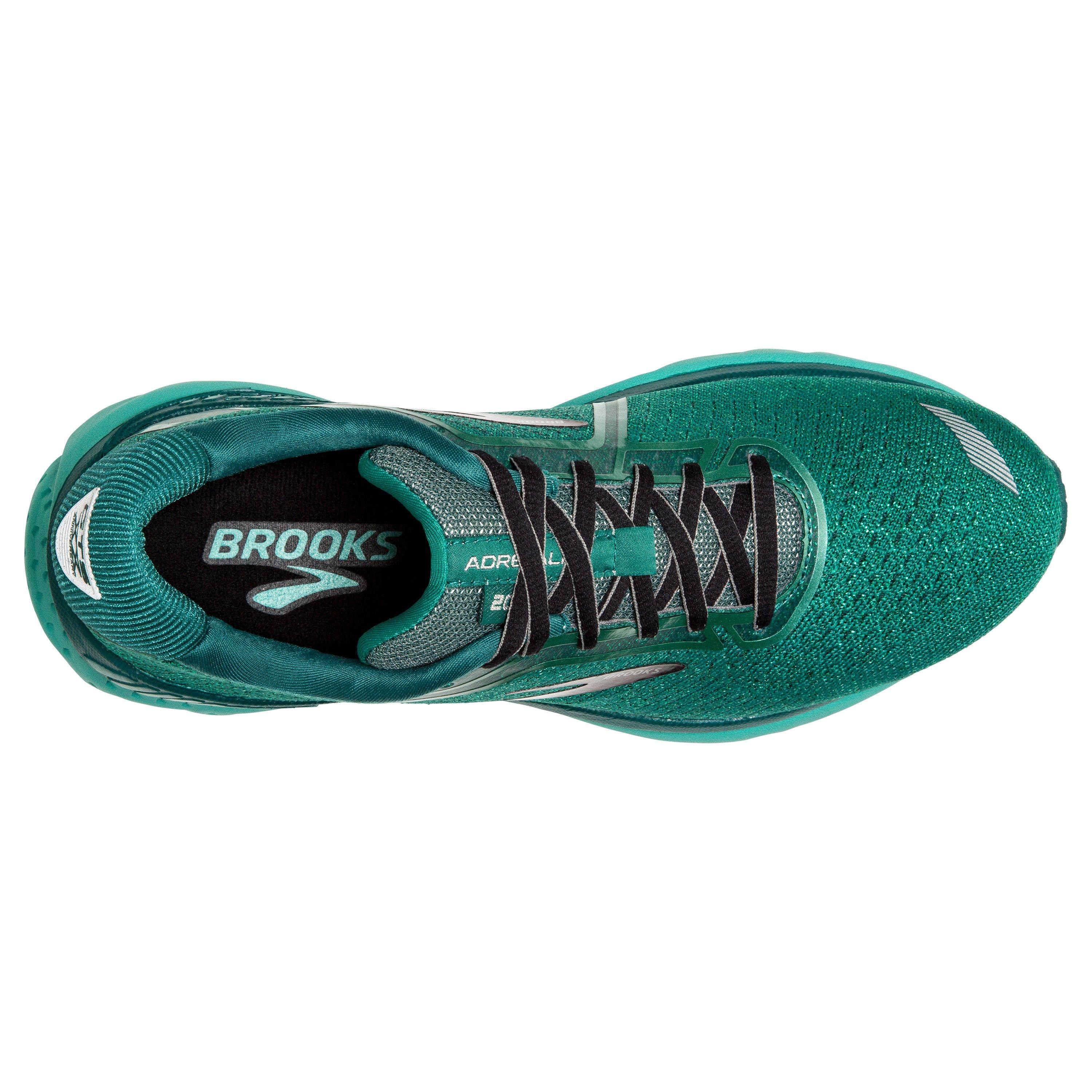 brooks teal shoes