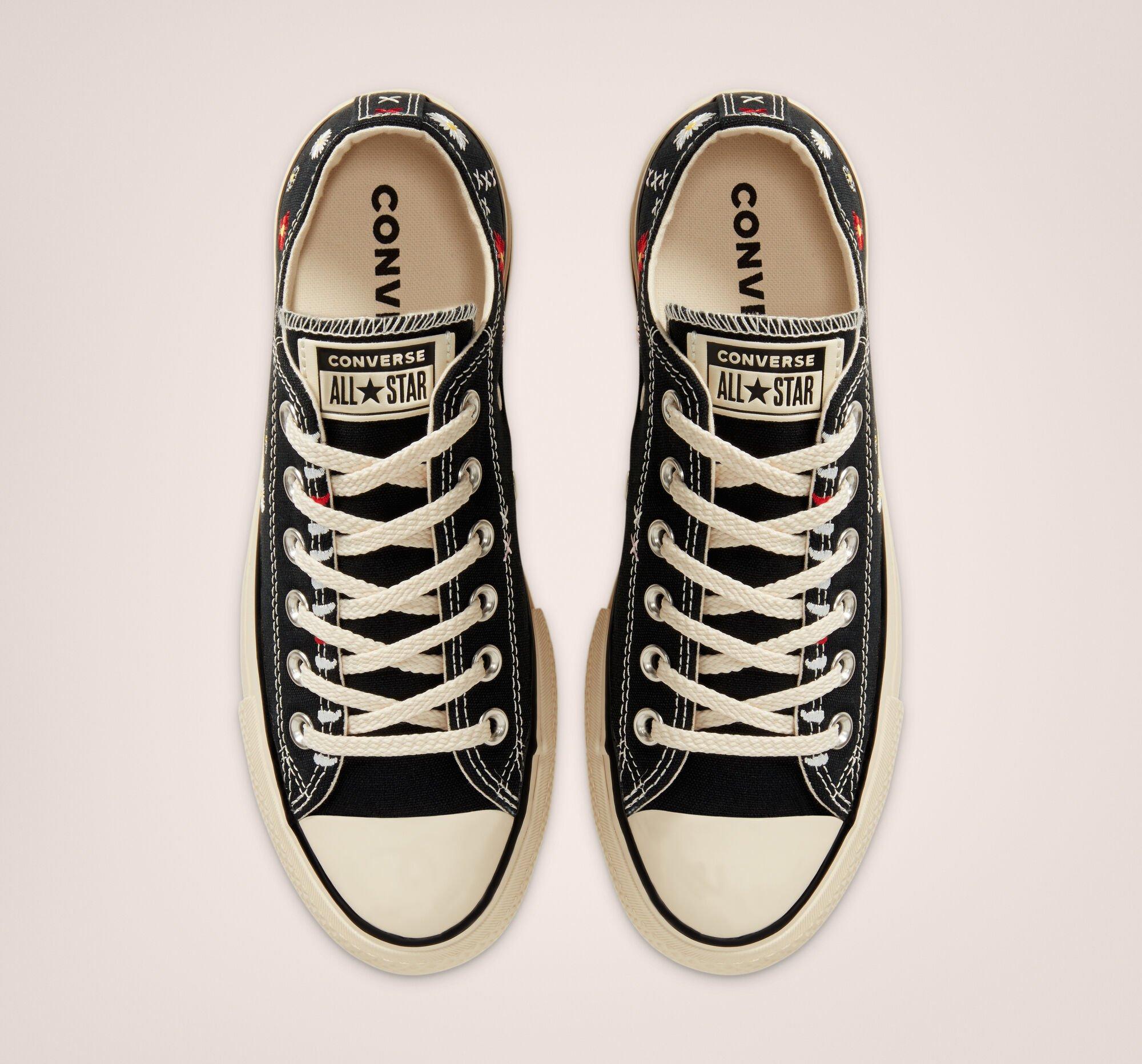converse platform floral
