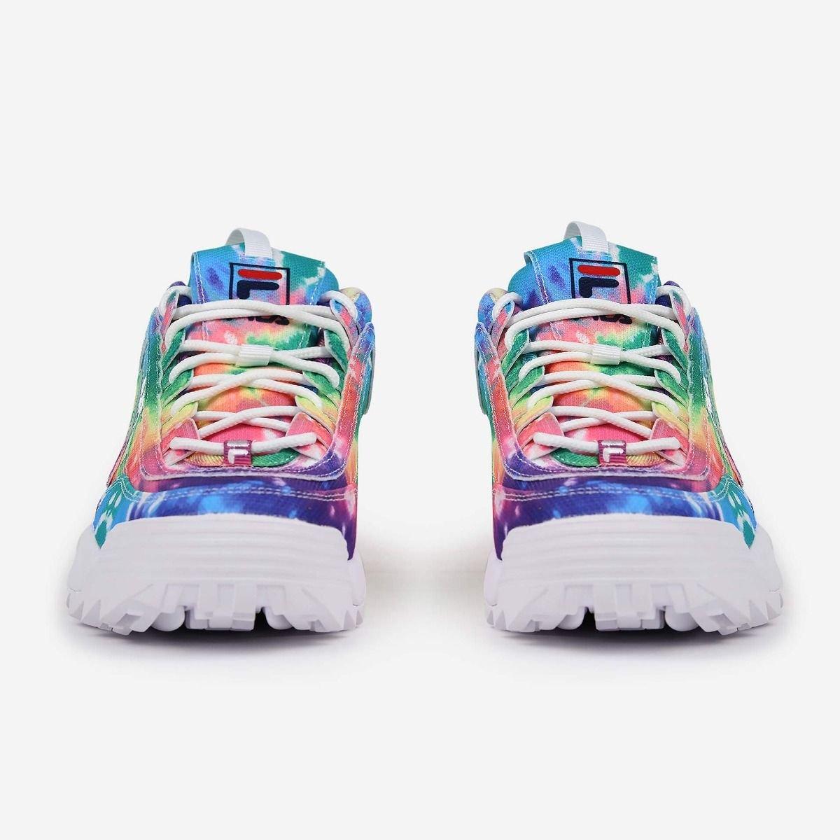 tie dye fila shoes