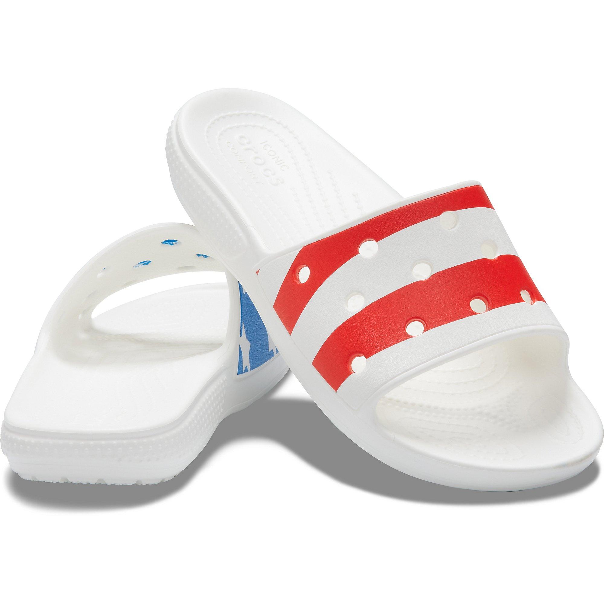 crocs american flag