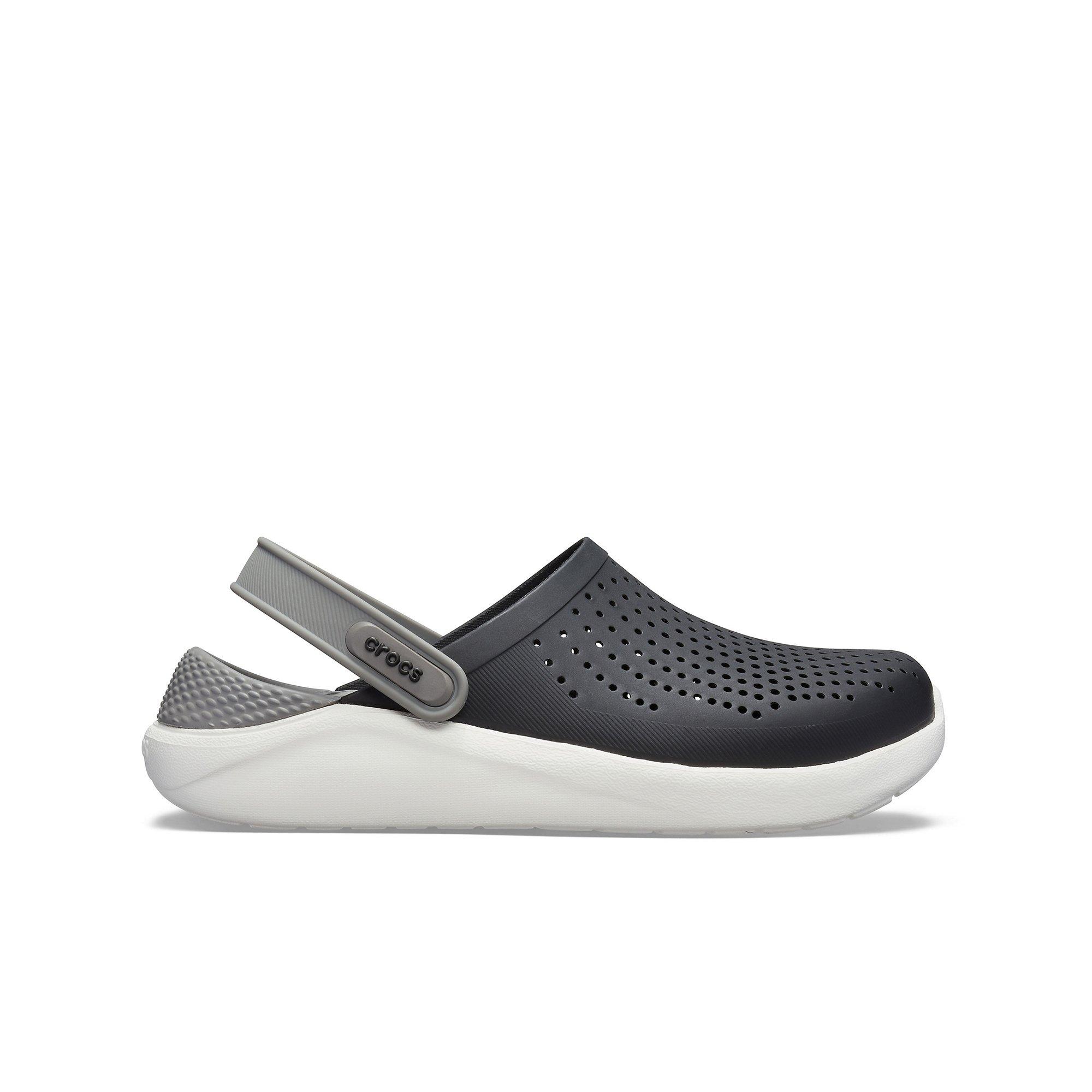 crocs literide black grey