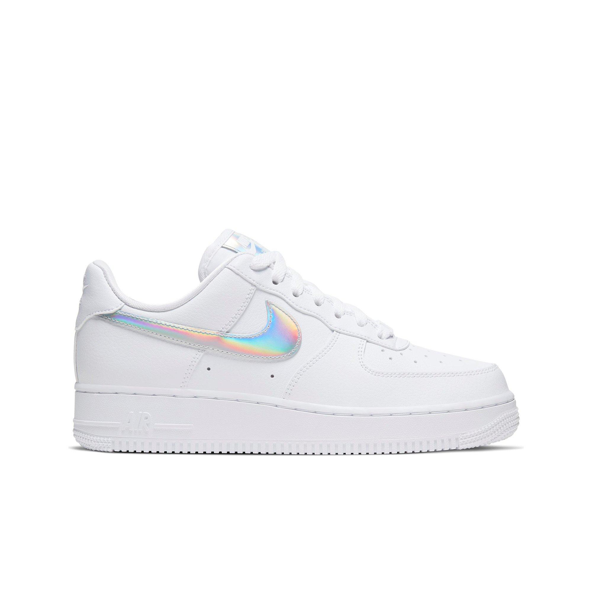 nike air force holographic white