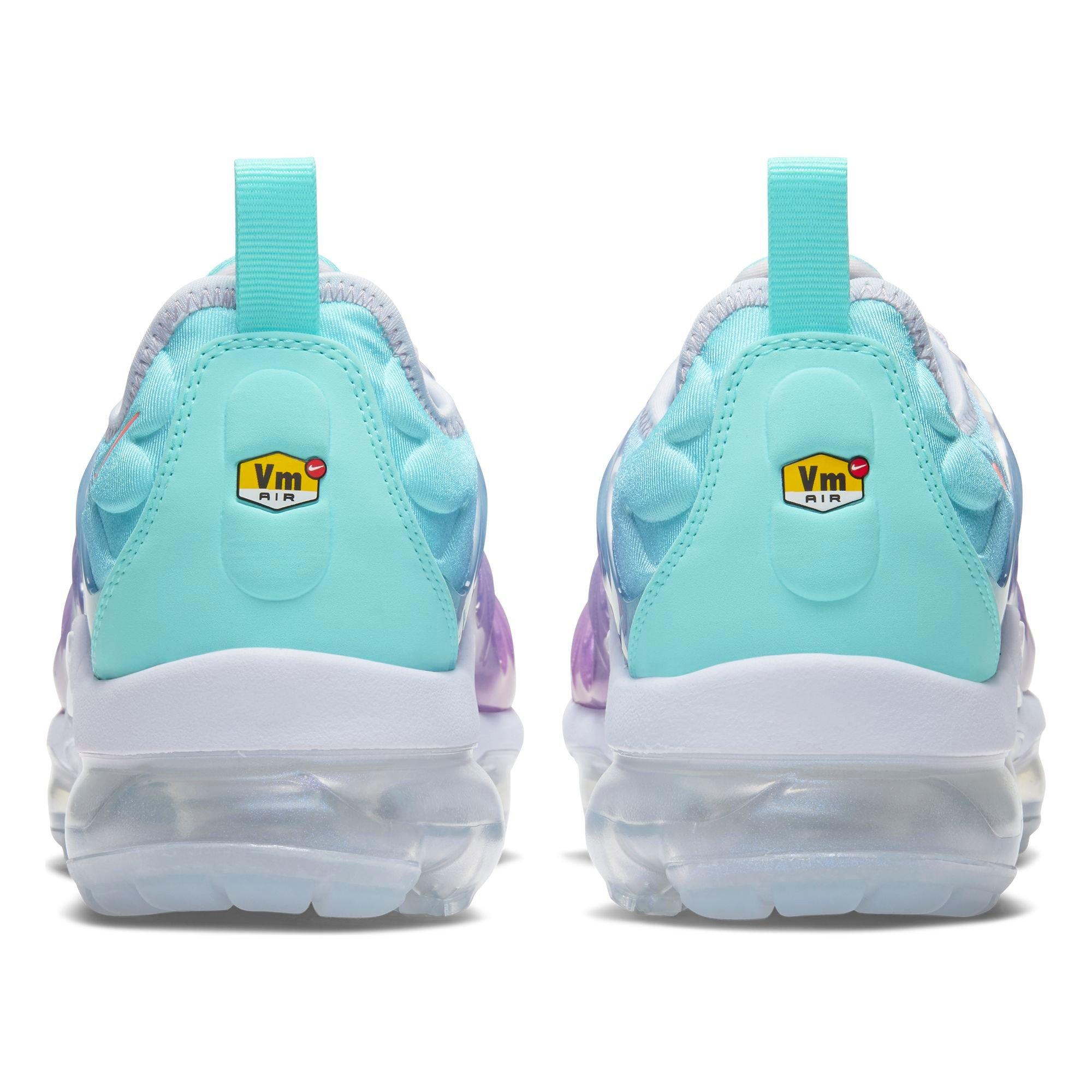 nike vapormax plus aqua blue purple