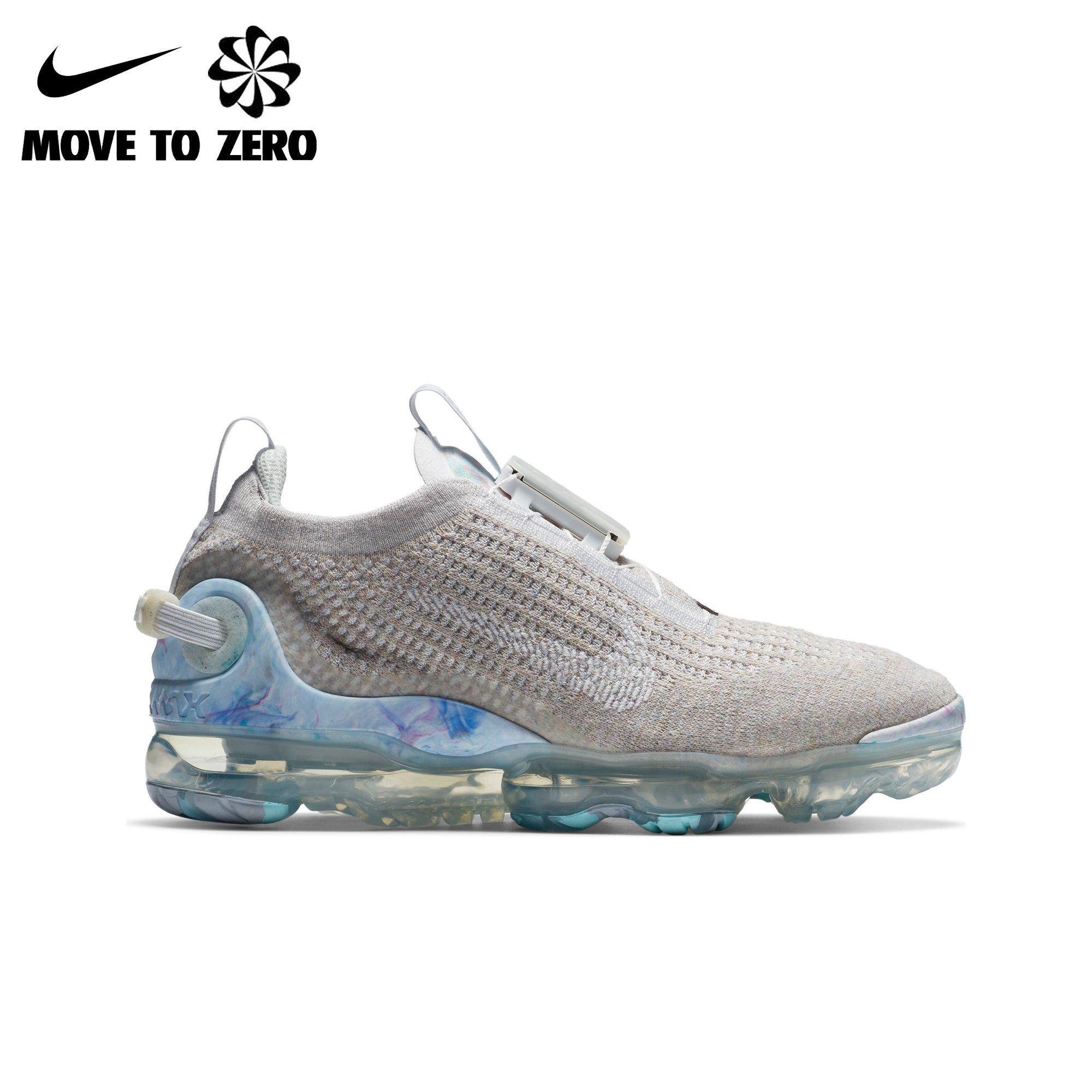 white flyknit vapormax womens