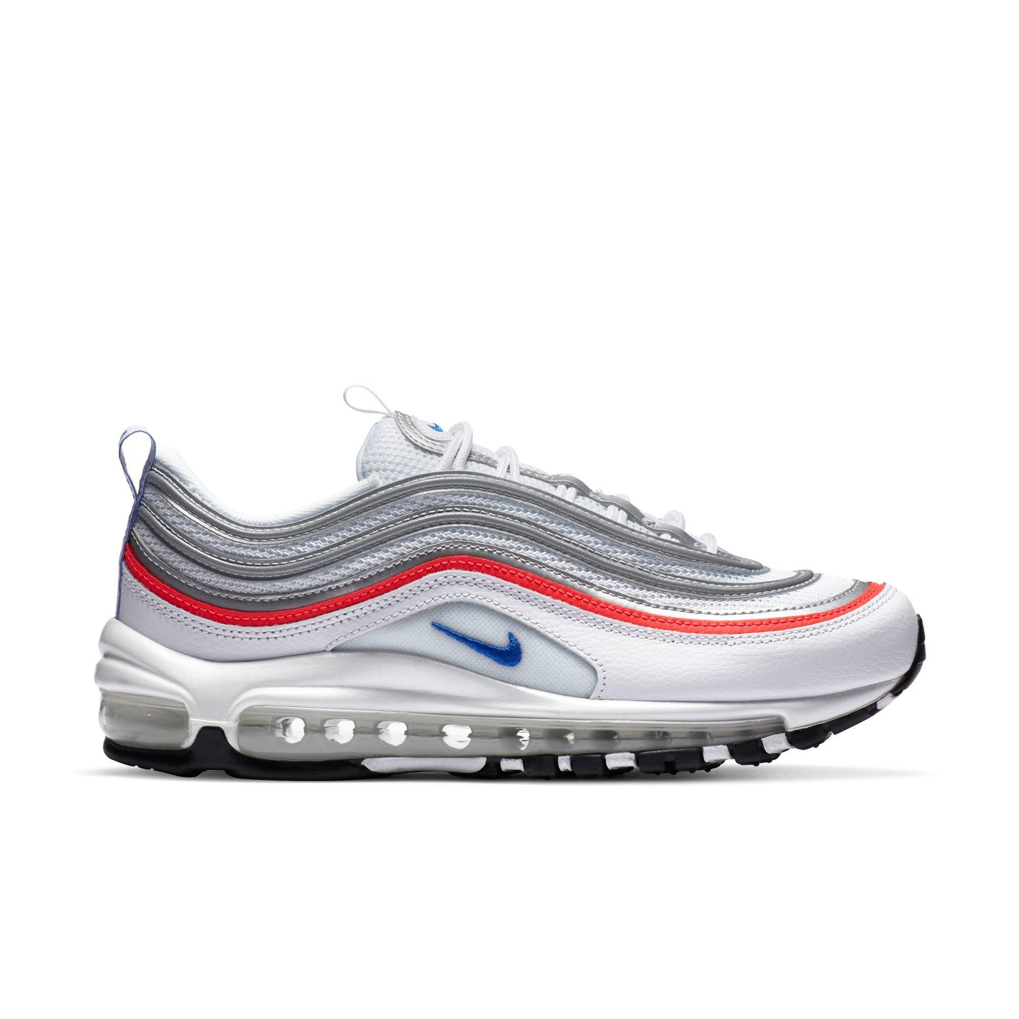 air max 97 white silver red