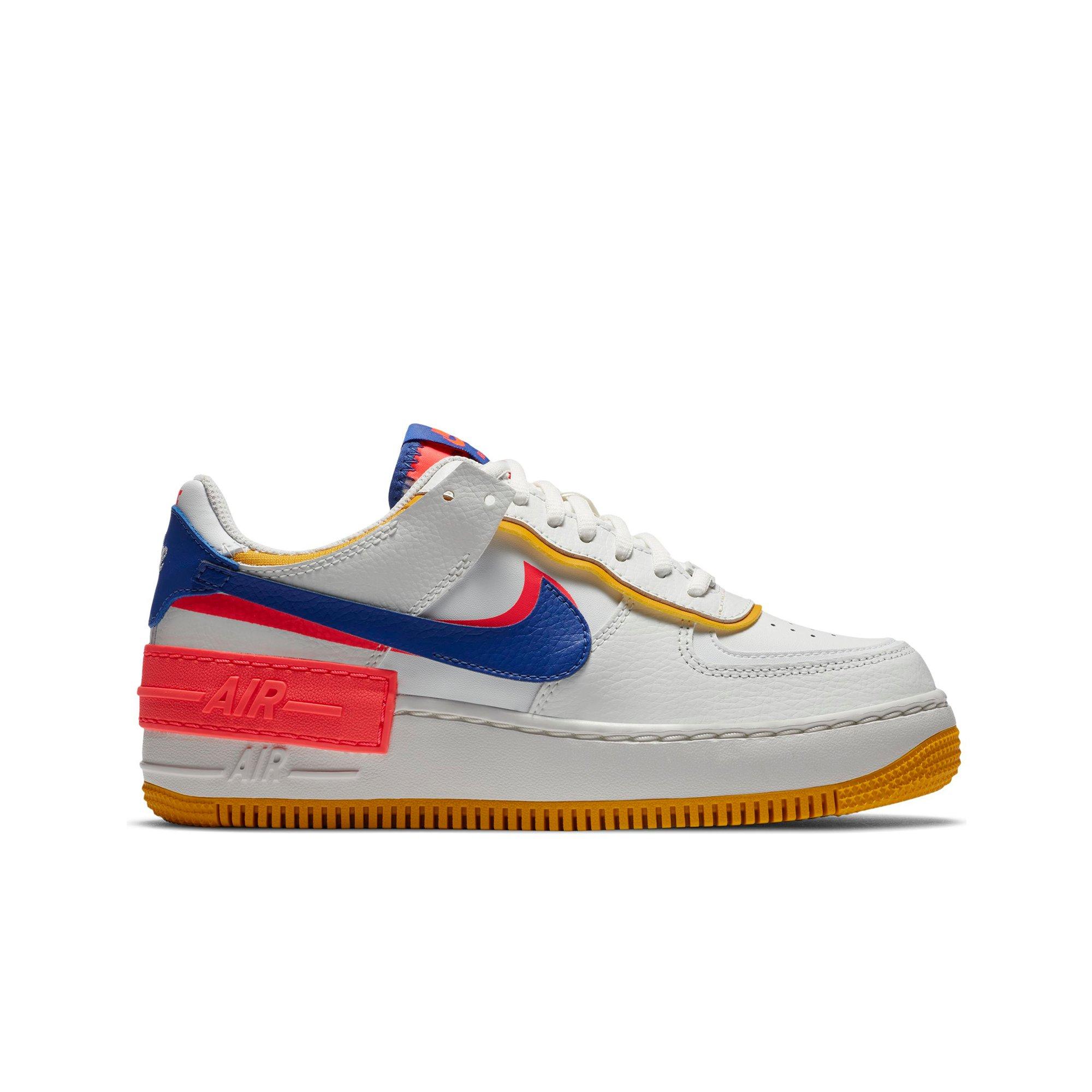 blue and red air force 1