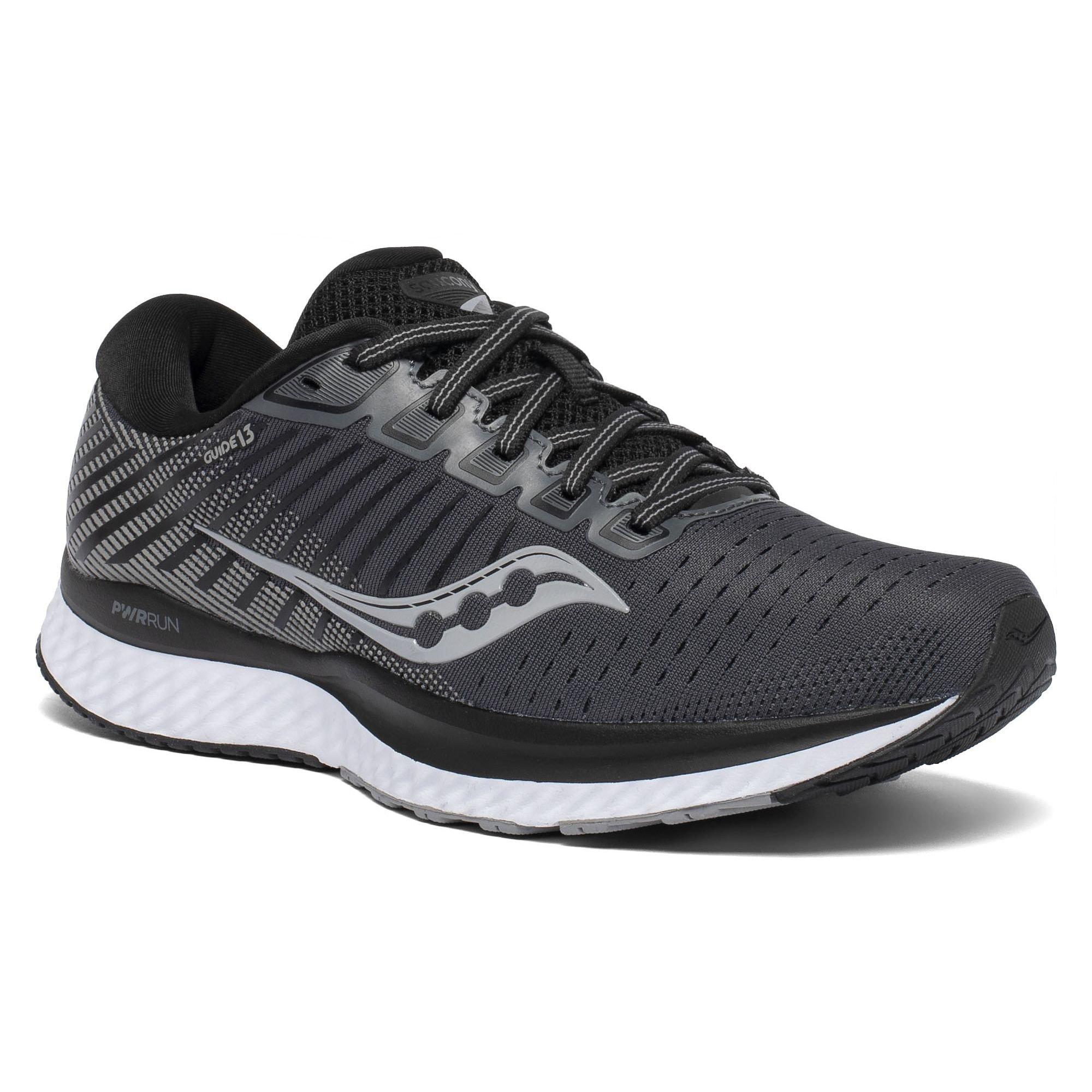 black and white saucony women's