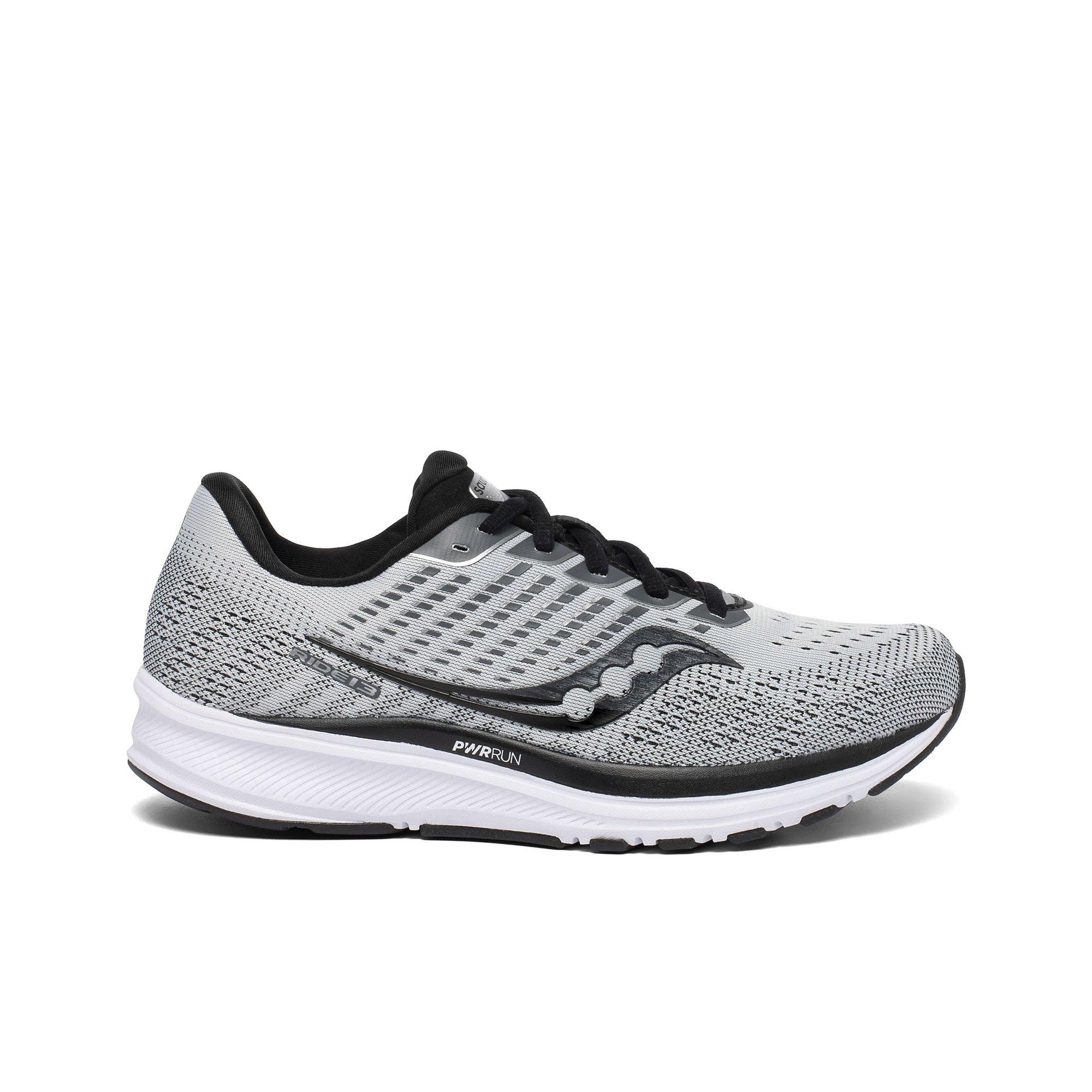 black and white saucony women's