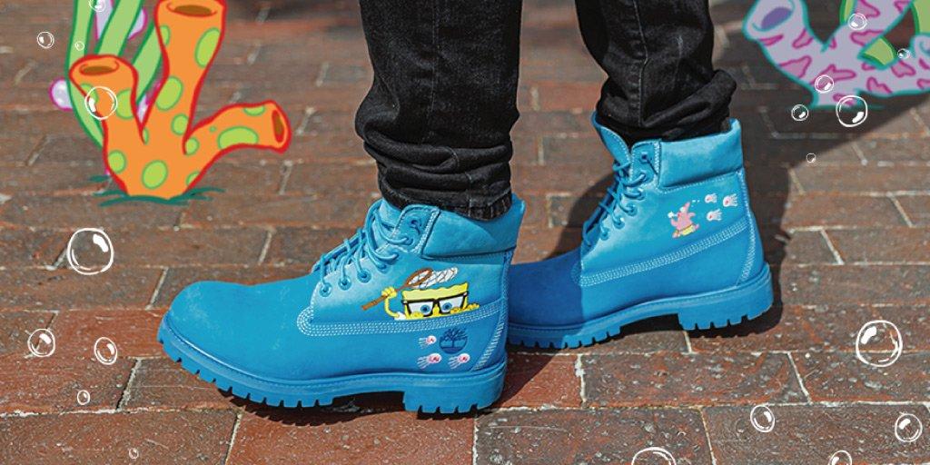 spongebob timberlands release date