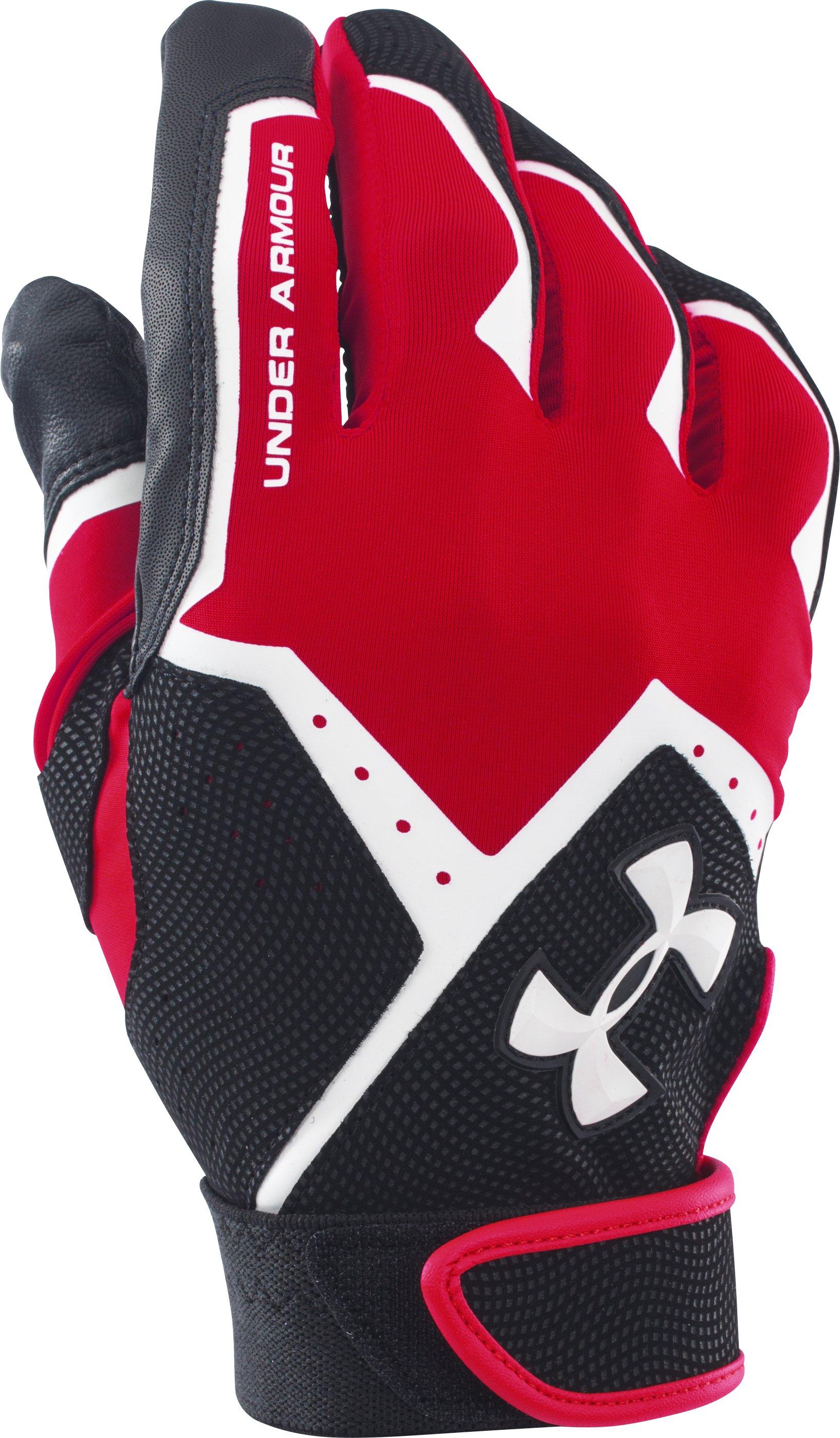 under armour red batting gloves