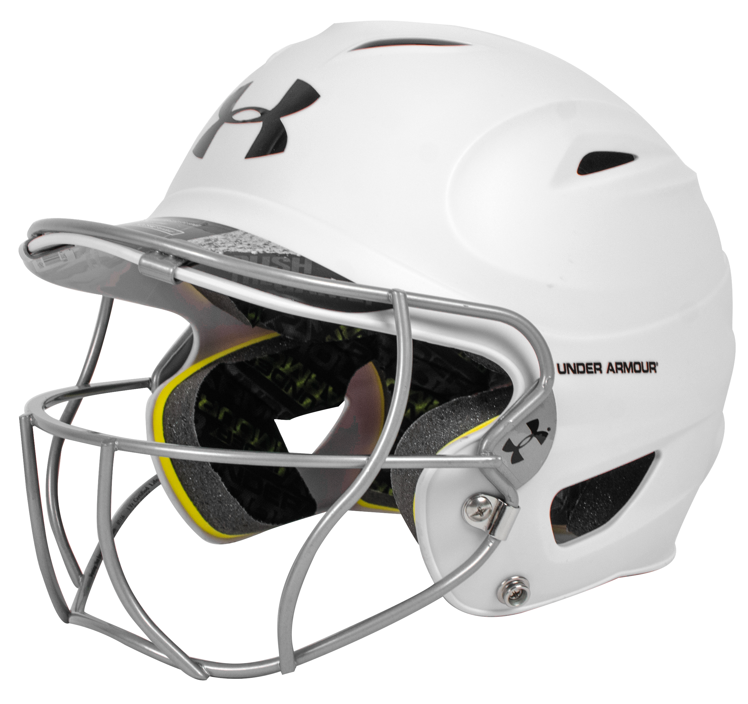 under armour batting helmet with facemask