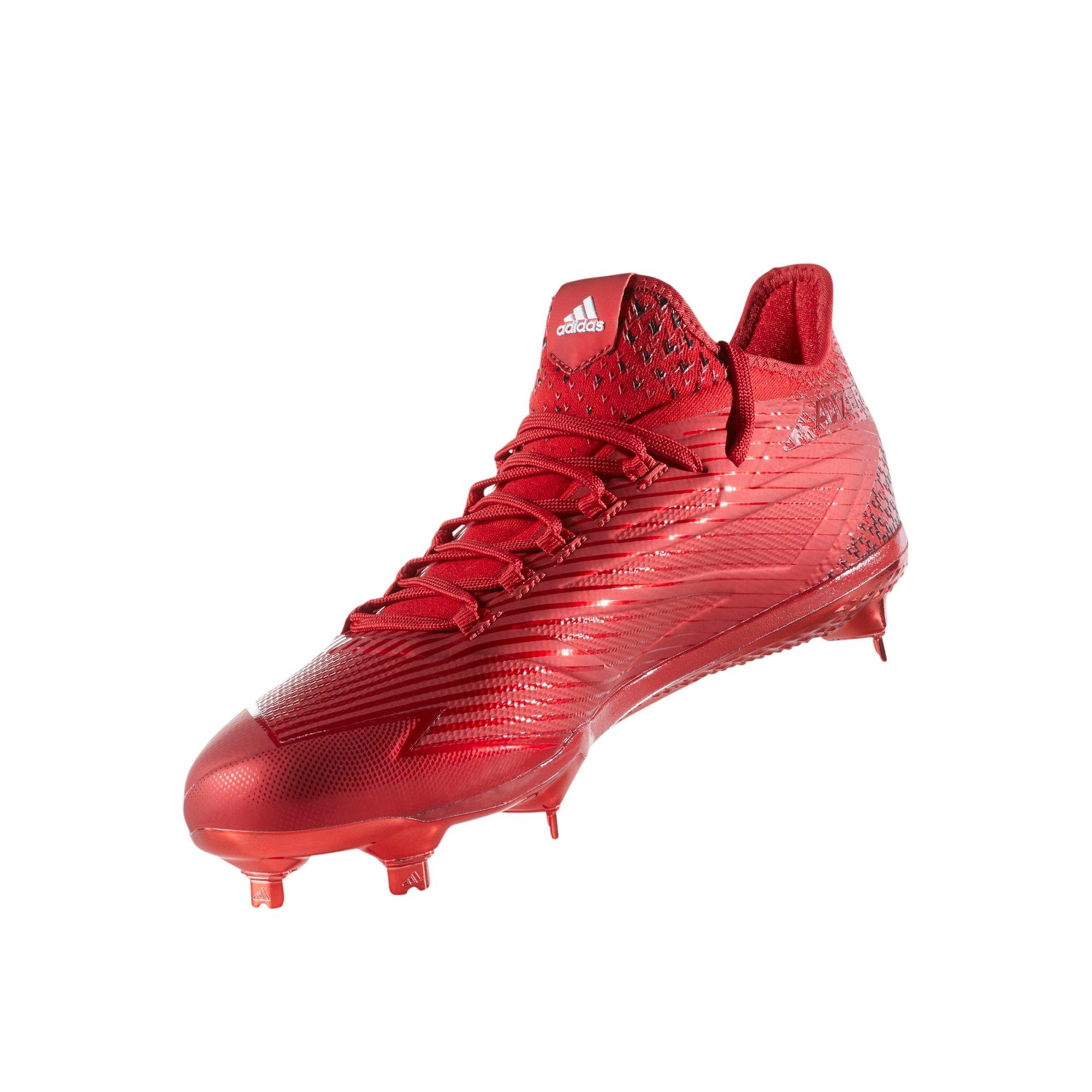 red adizero baseball cleats