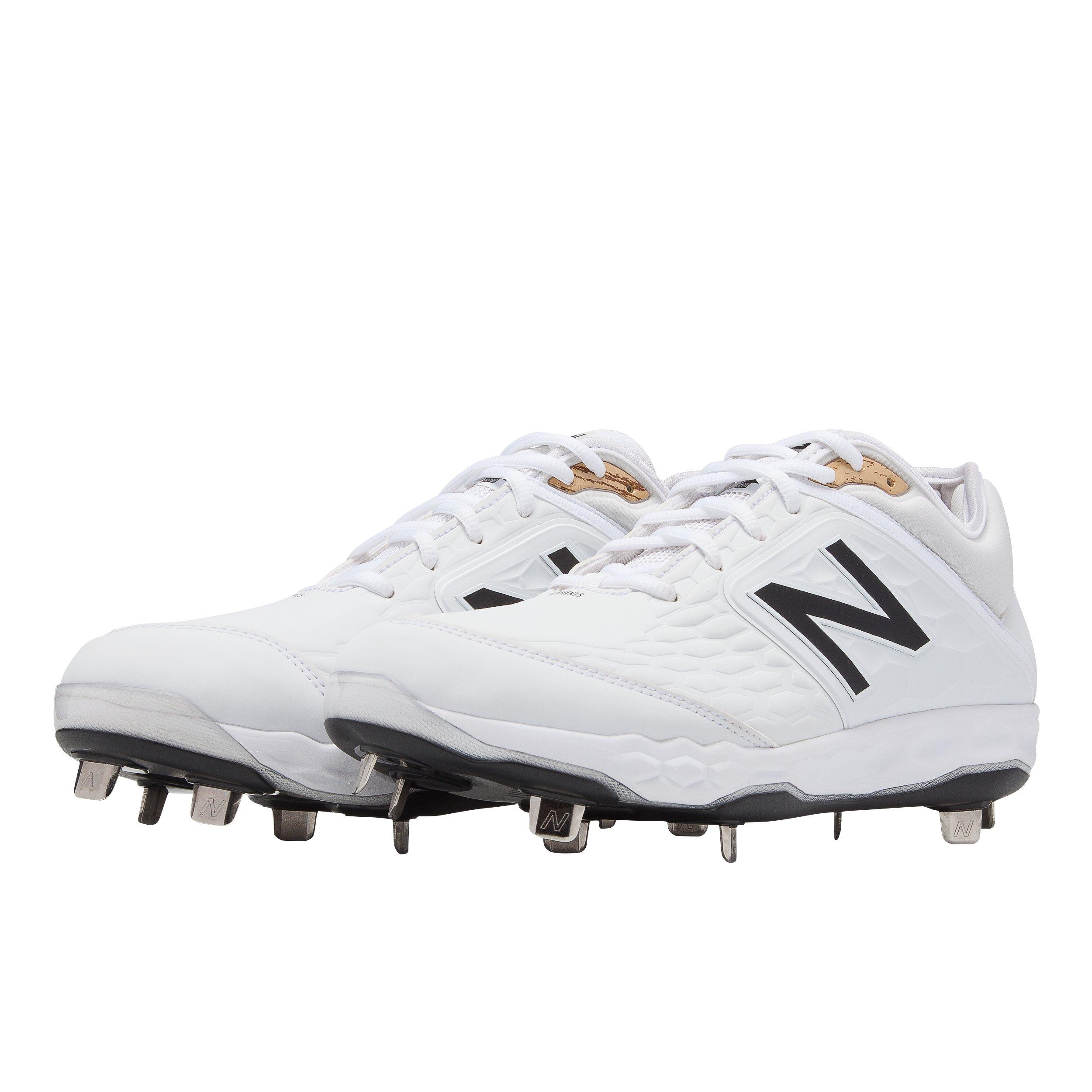 new balance cleats all white