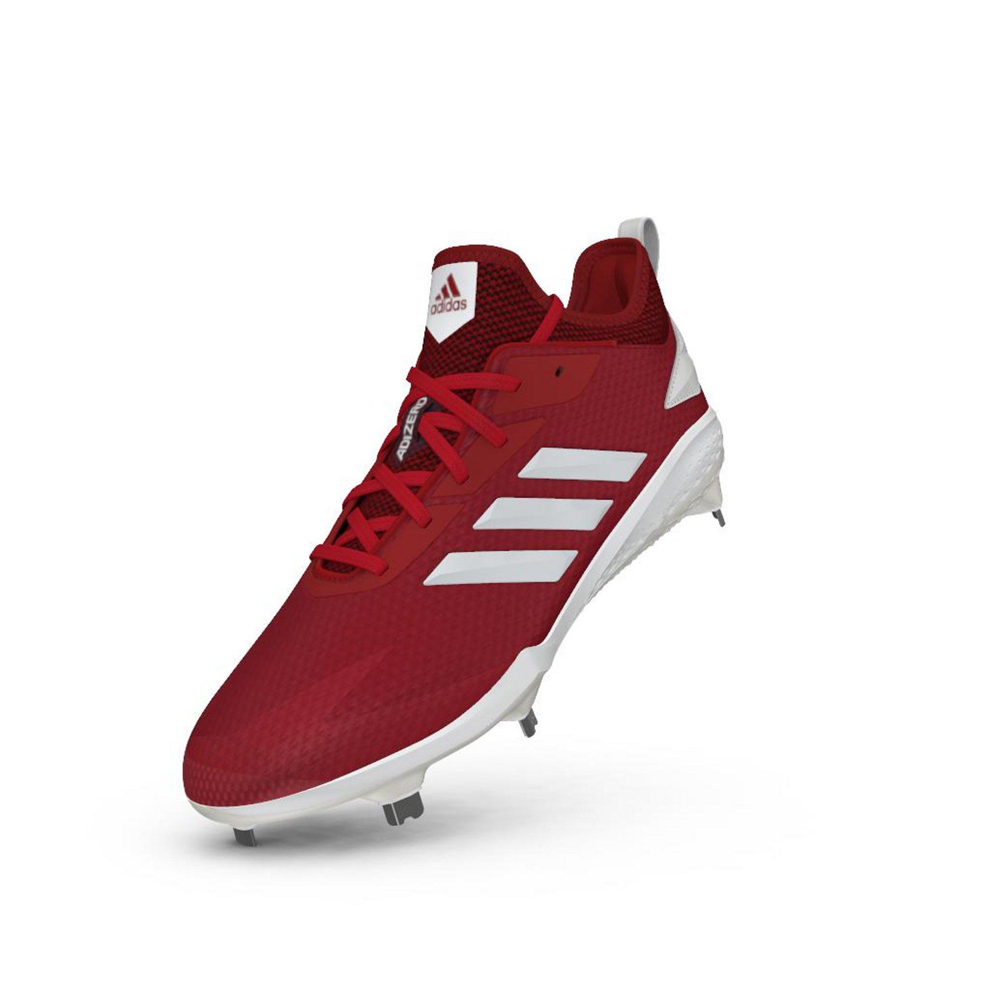 adidas baseball cleats red